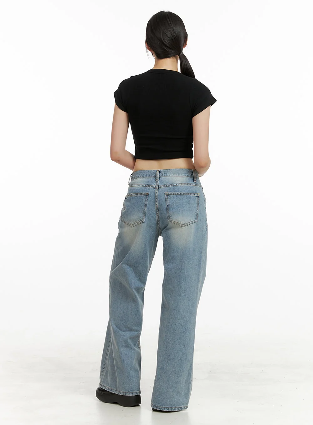 Front Seam Bootcut Jeans CU424 - Image 7