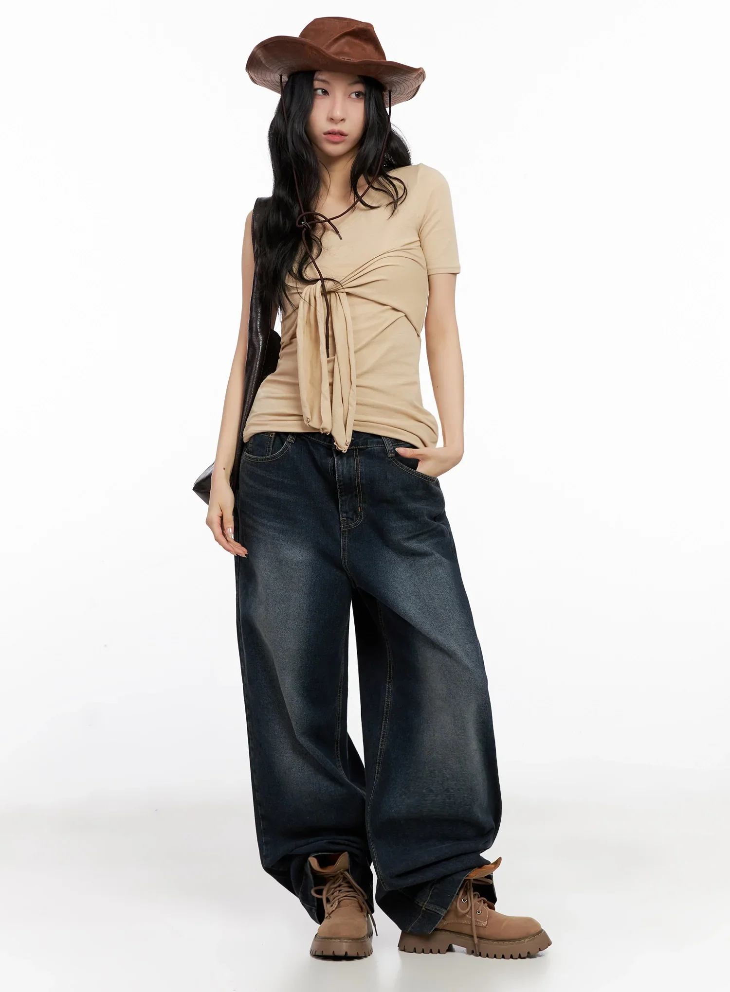 Front-Tie Asymmetric Top IG508 - Image 12