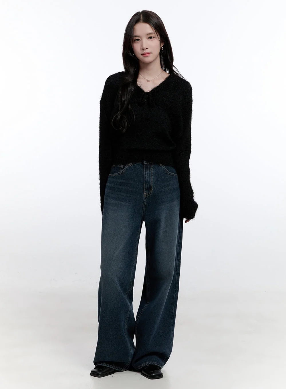 Fuzzy Bolero Cardigan & Tank Set ON418 - Image 2