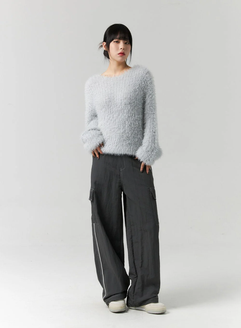 Fuzzy Knit Sweater CS313 - Image 10