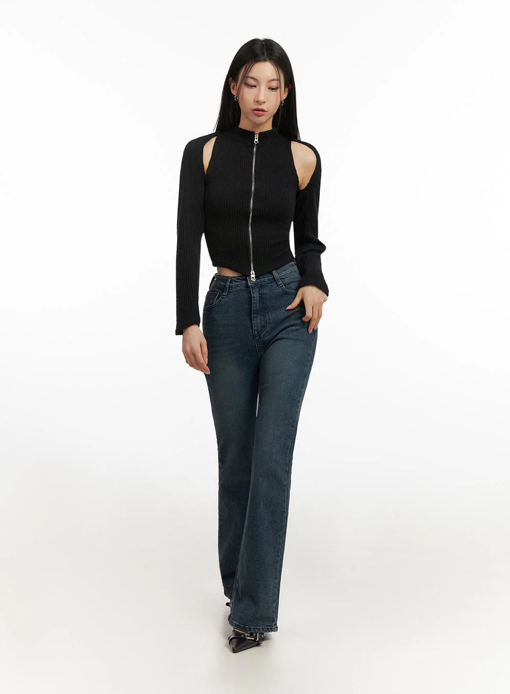 Gabriella Slim-Fit Bootcut Jeans ID431 - Image 7