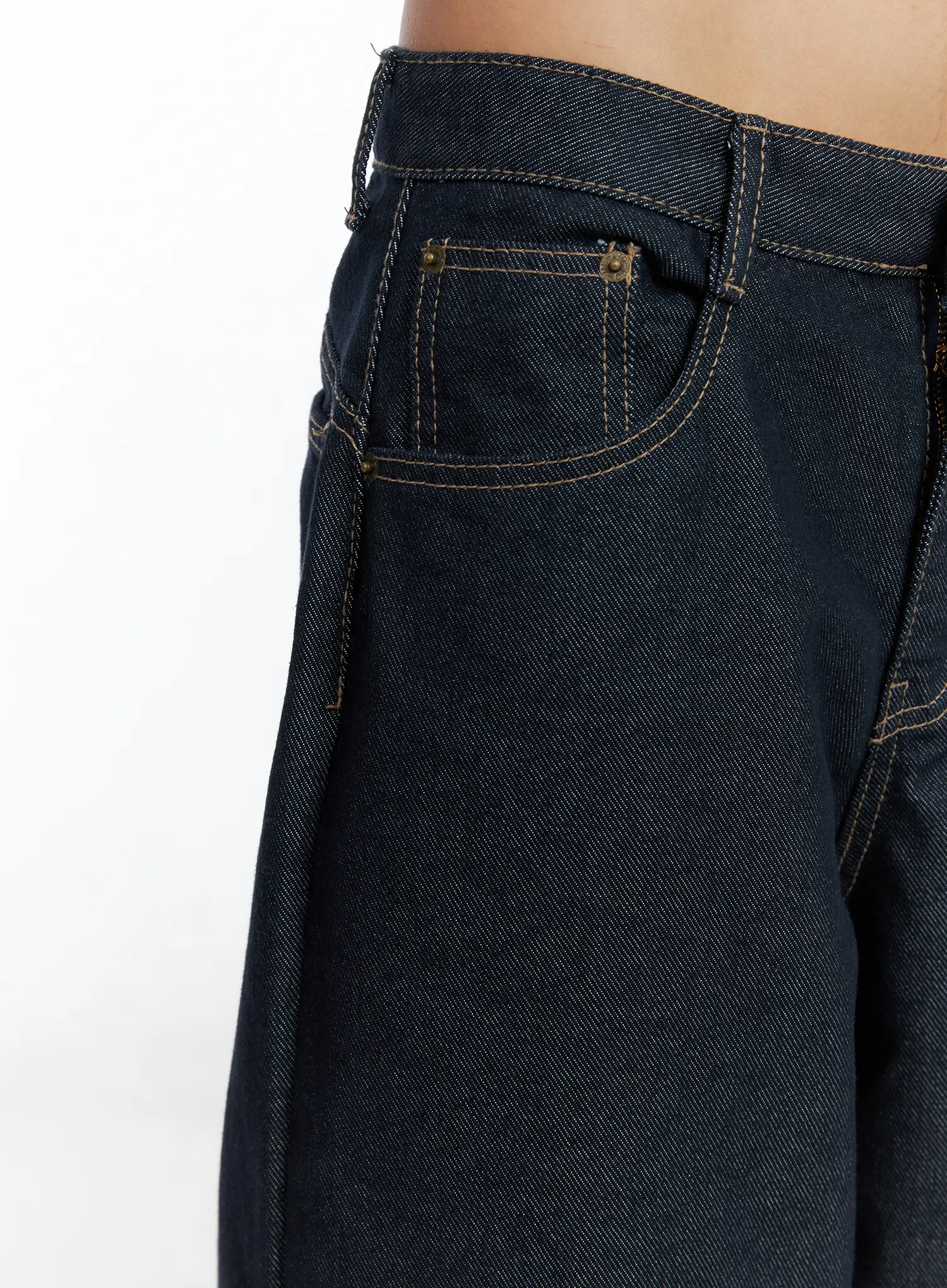 Giada Raw Indigo Wide-Leg Jeans CS505 - Image 8