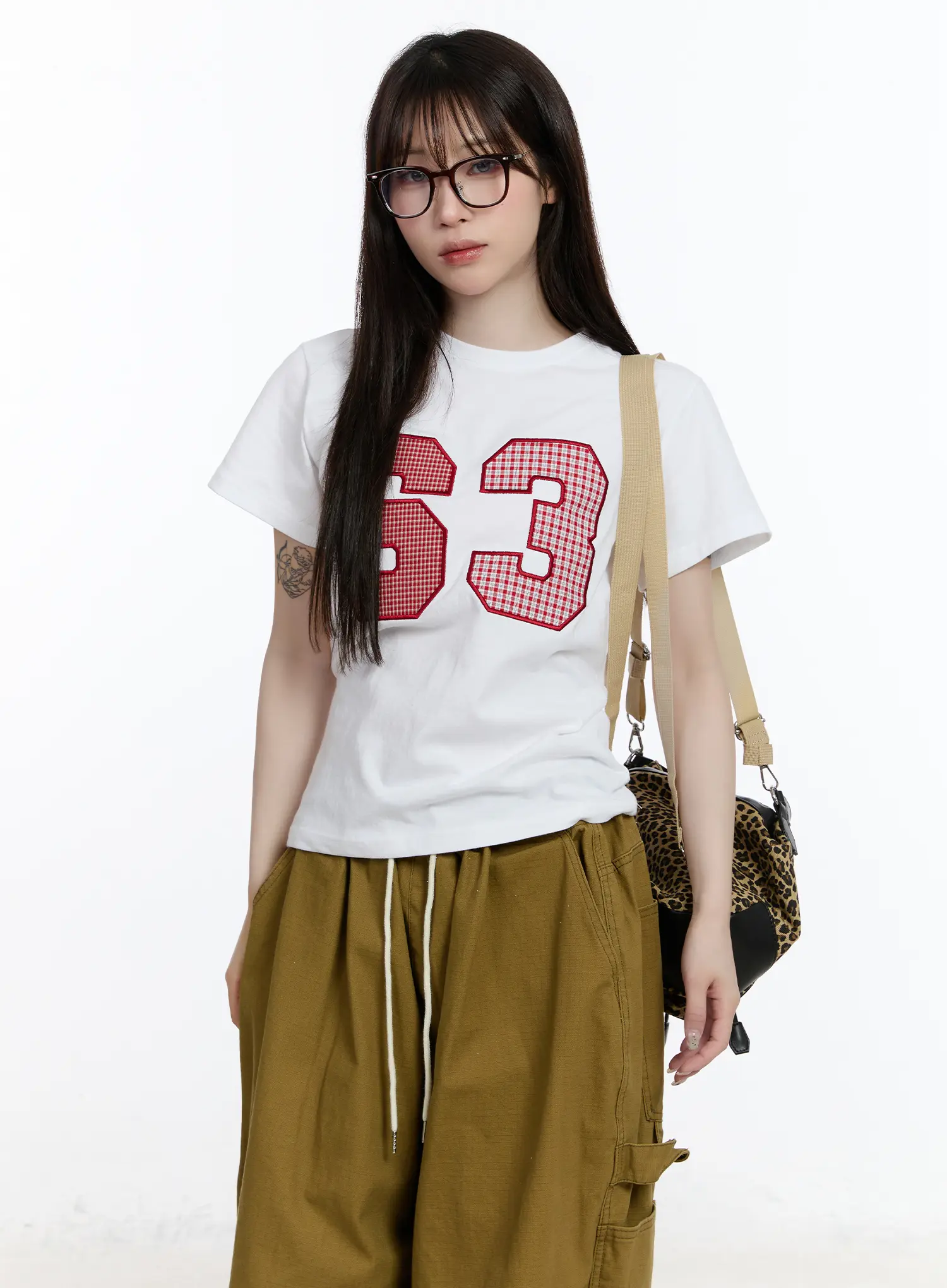 Gingham 63 Graphic Tee CA501