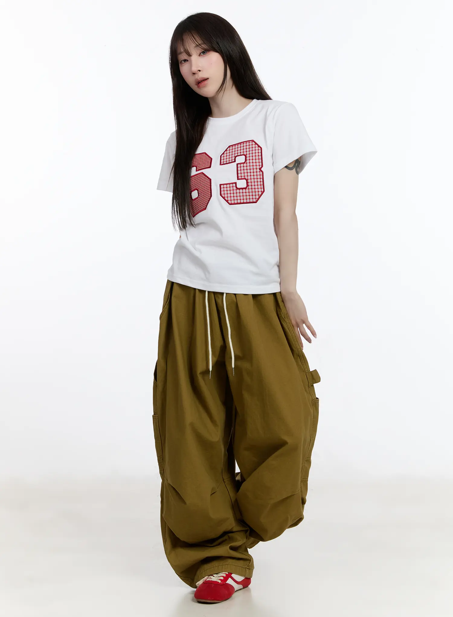 Gingham 63 Graphic Tee CA501 - Image 3