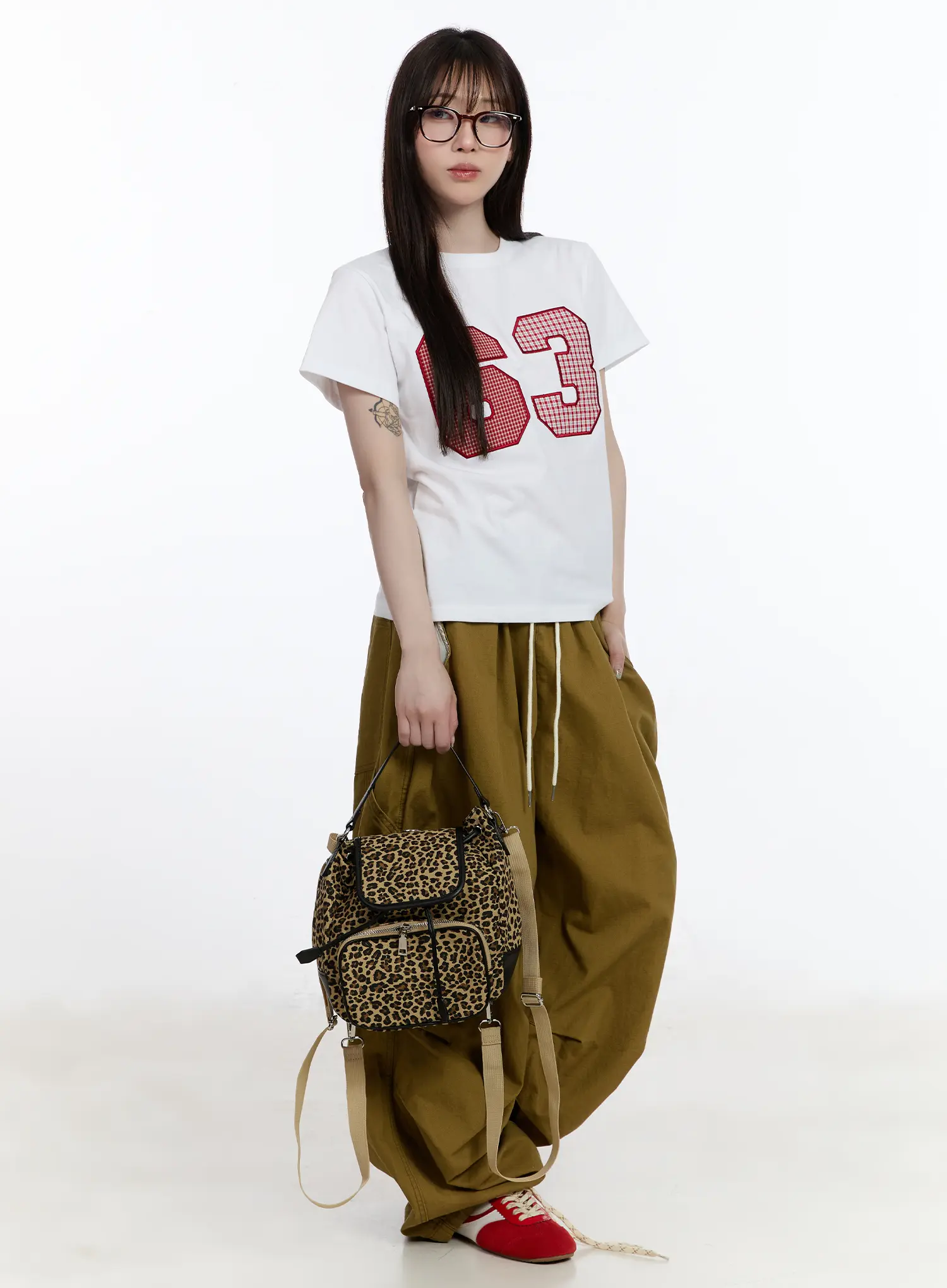 Gingham 63 Graphic Tee CA501 - Image 6