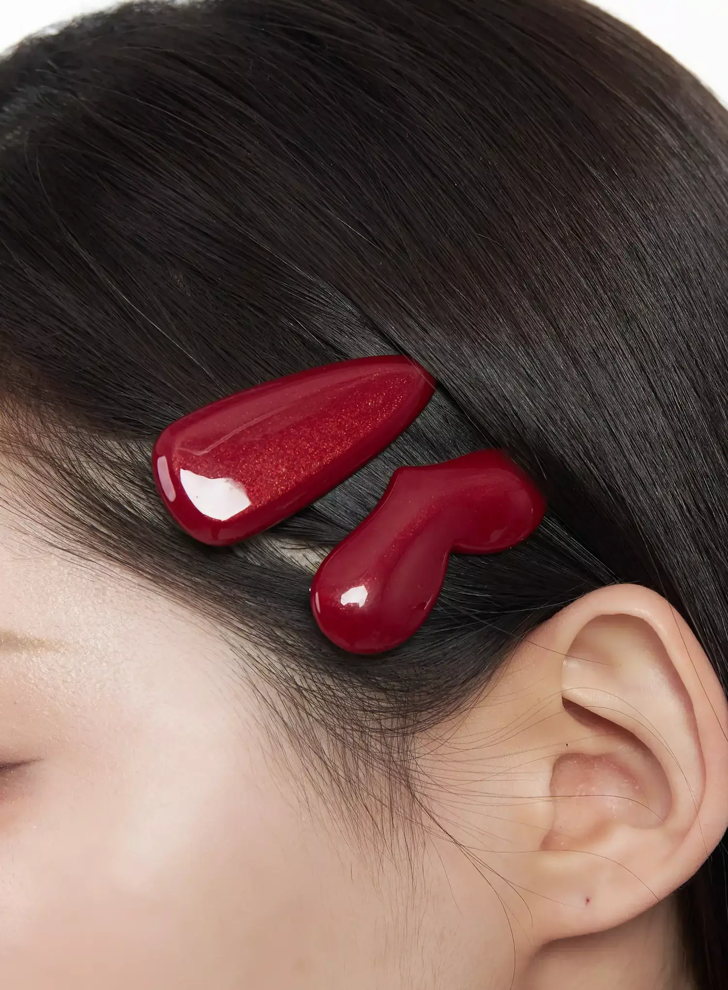 Glossy Love Hair Pin Set IF502