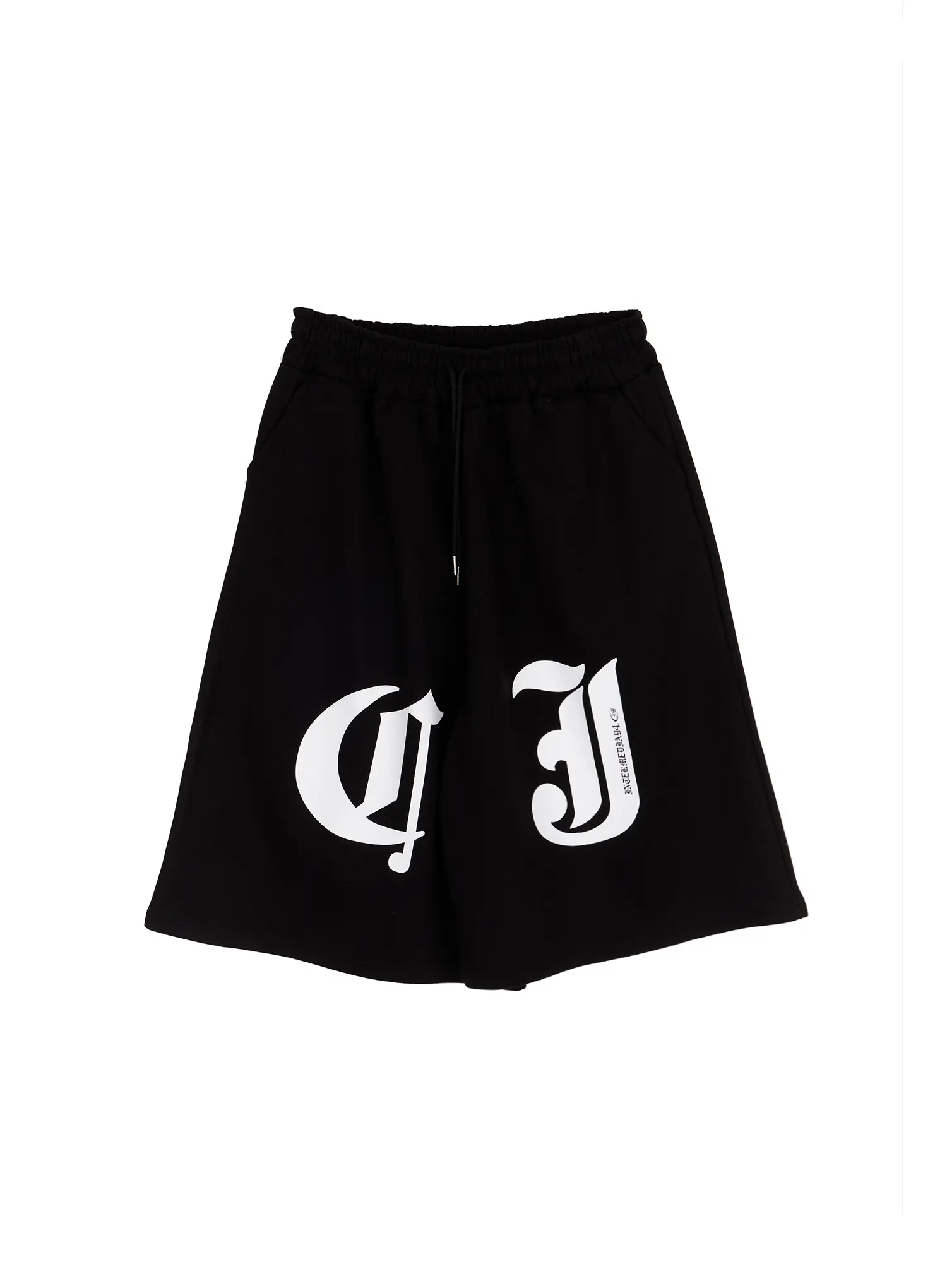Gothic Lettering Oversized Shorts CA506 - Image 10