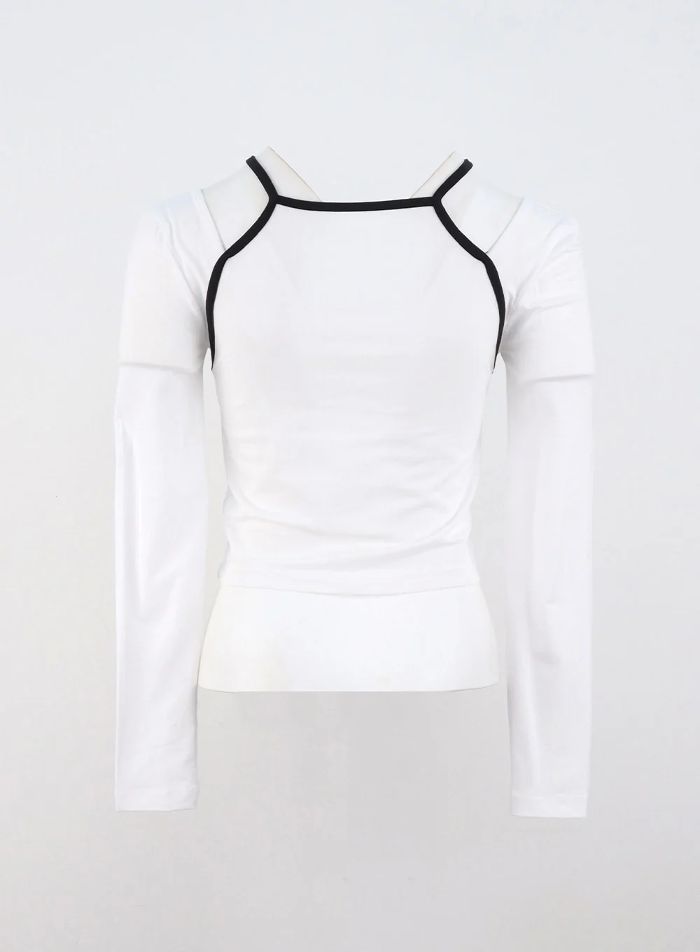 Graphic Cut-Out Crop Top CS314 - Image 12