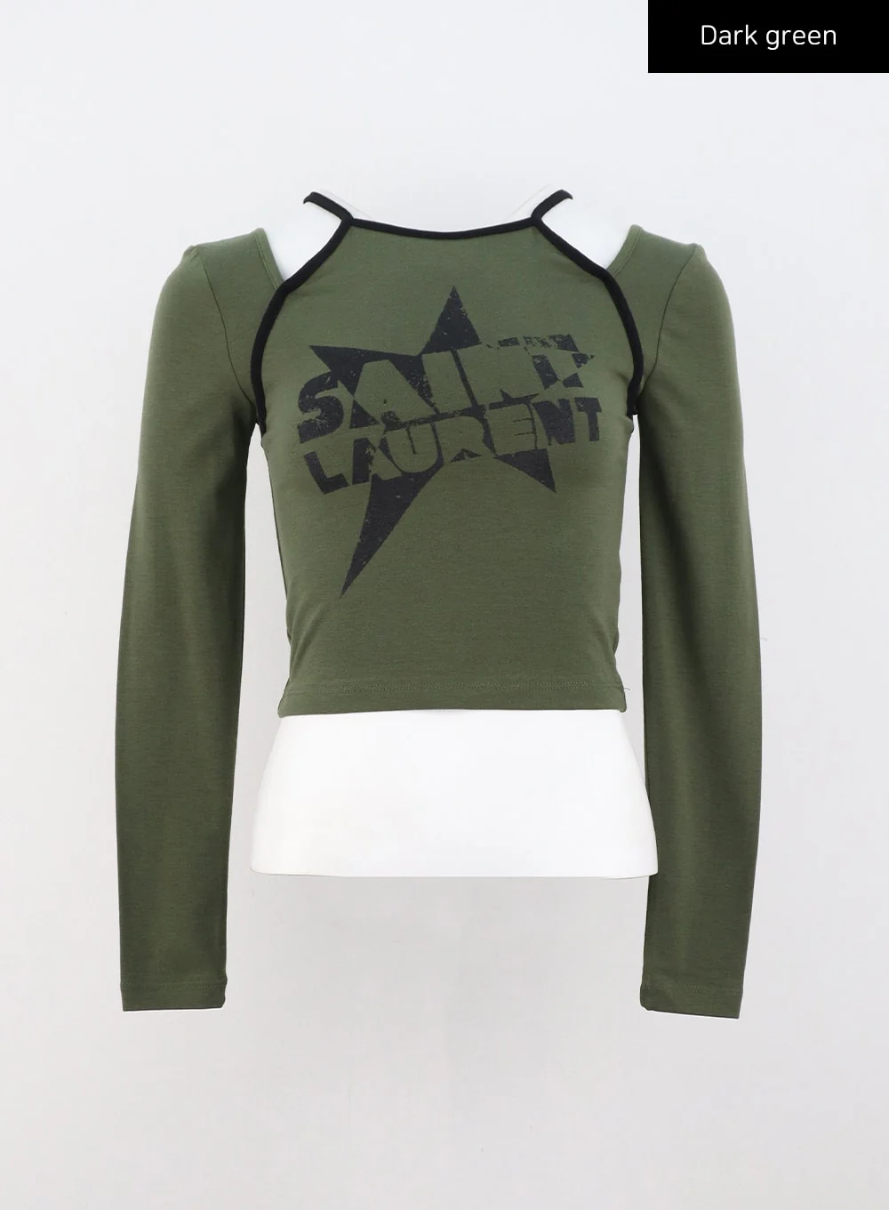 Graphic Cut-Out Crop Top CS314 - Image 13