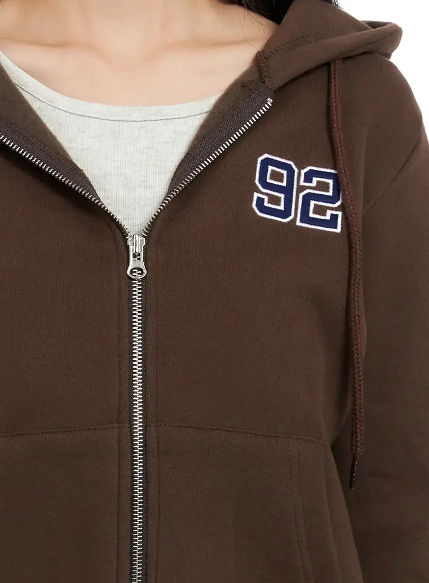 Graphic Fleece Zip Up Hoodie IN528 - Image 4