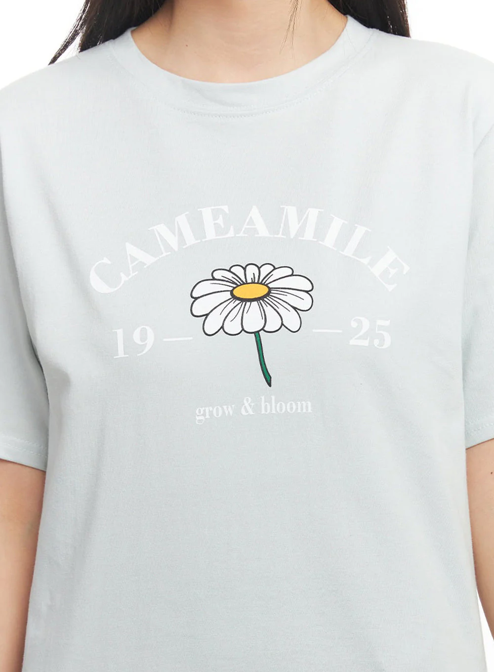 Graphic Flower T-Shirt  IY509 - Image 3