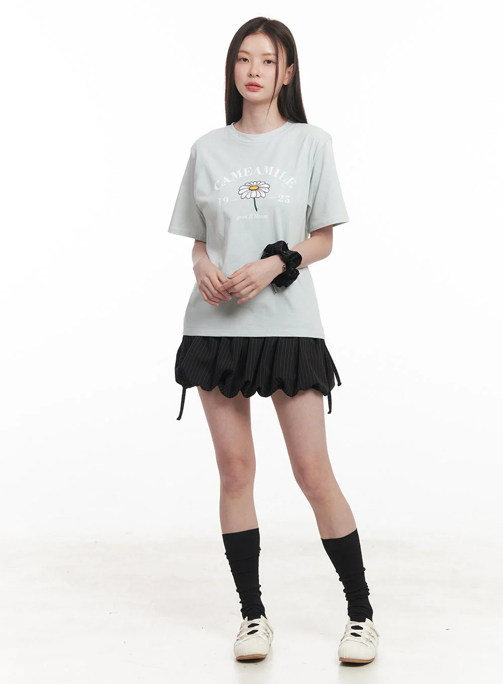 Graphic Flower T-Shirt  IY509 - Image 5