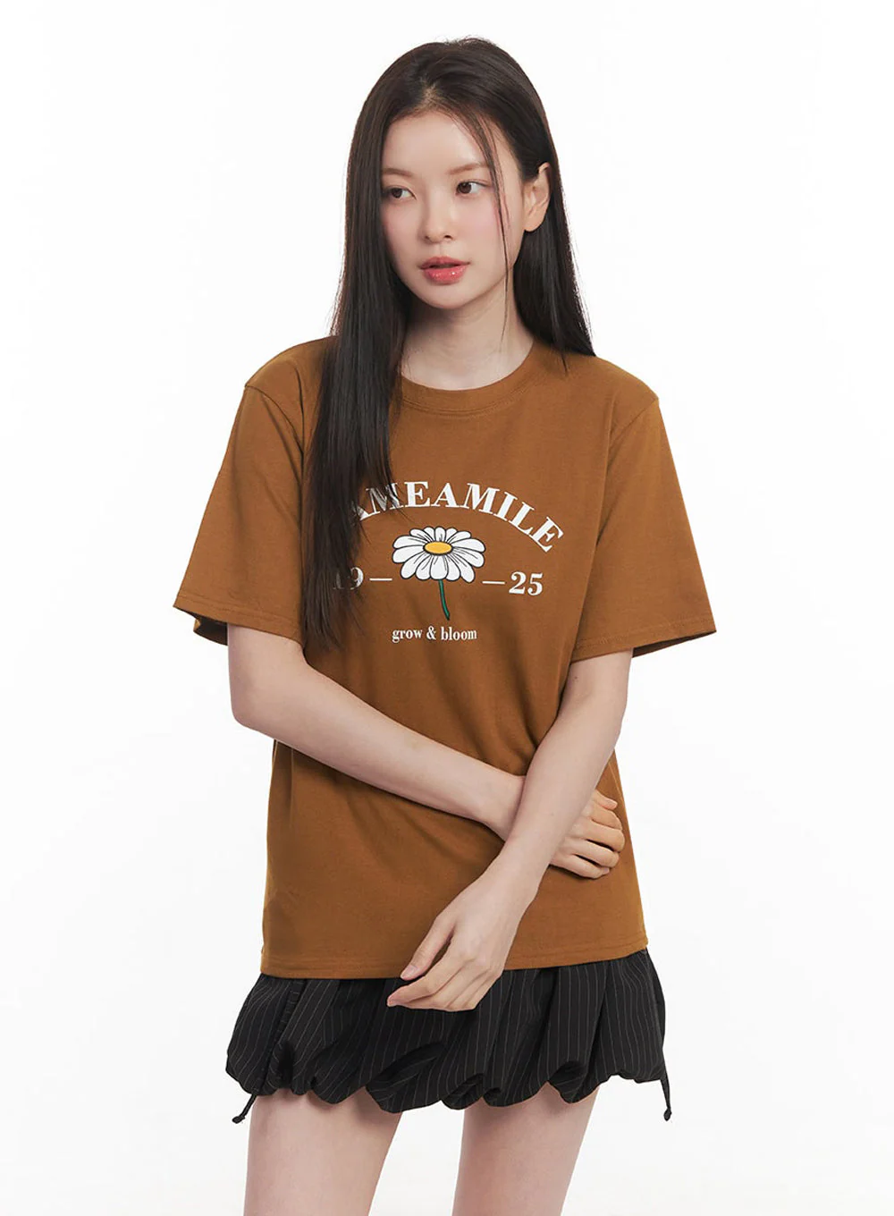 Graphic Flower T-Shirt  IY509 - Image 6