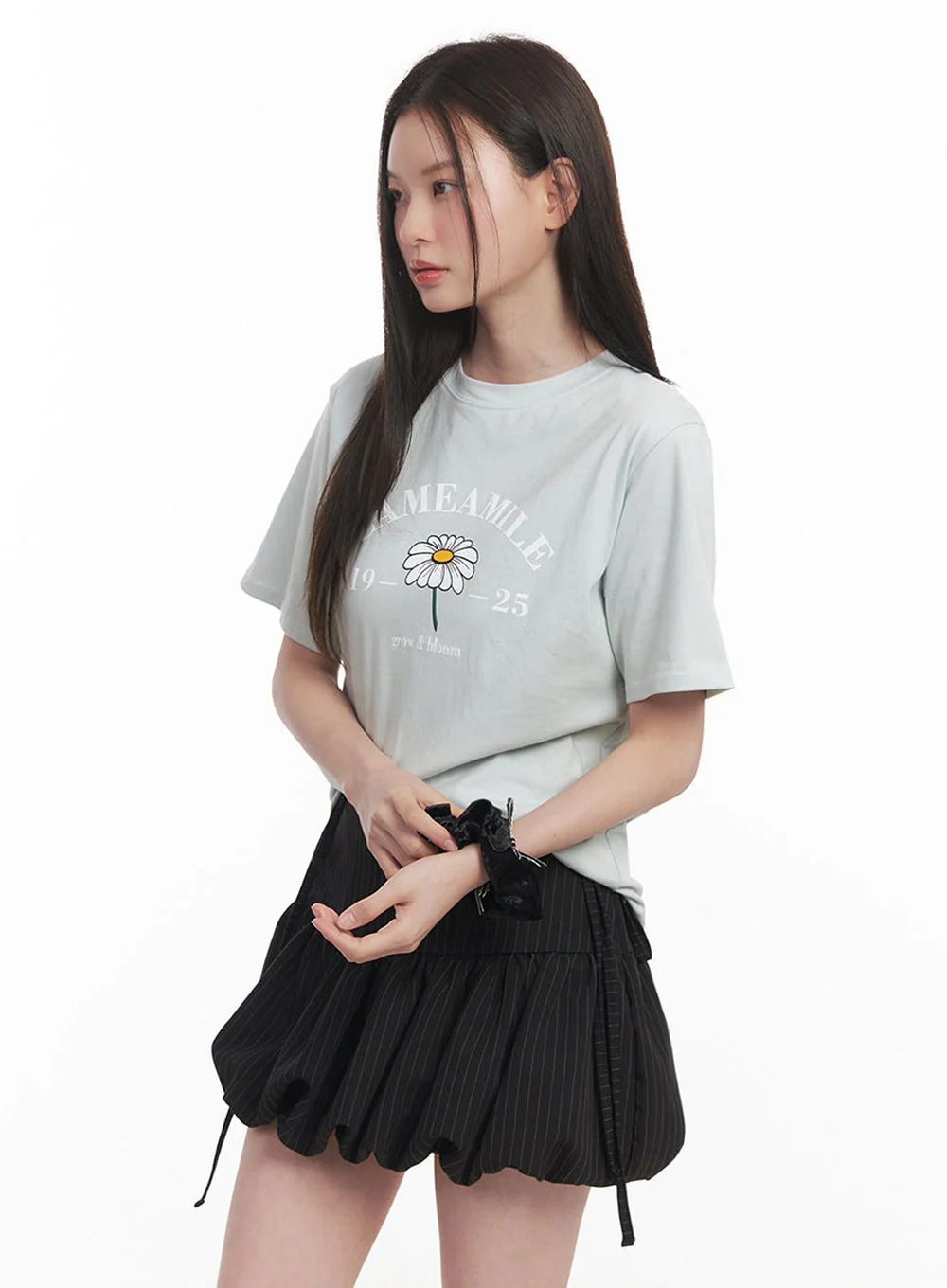 Graphic Flower T-Shirt  IY509 - Image 8