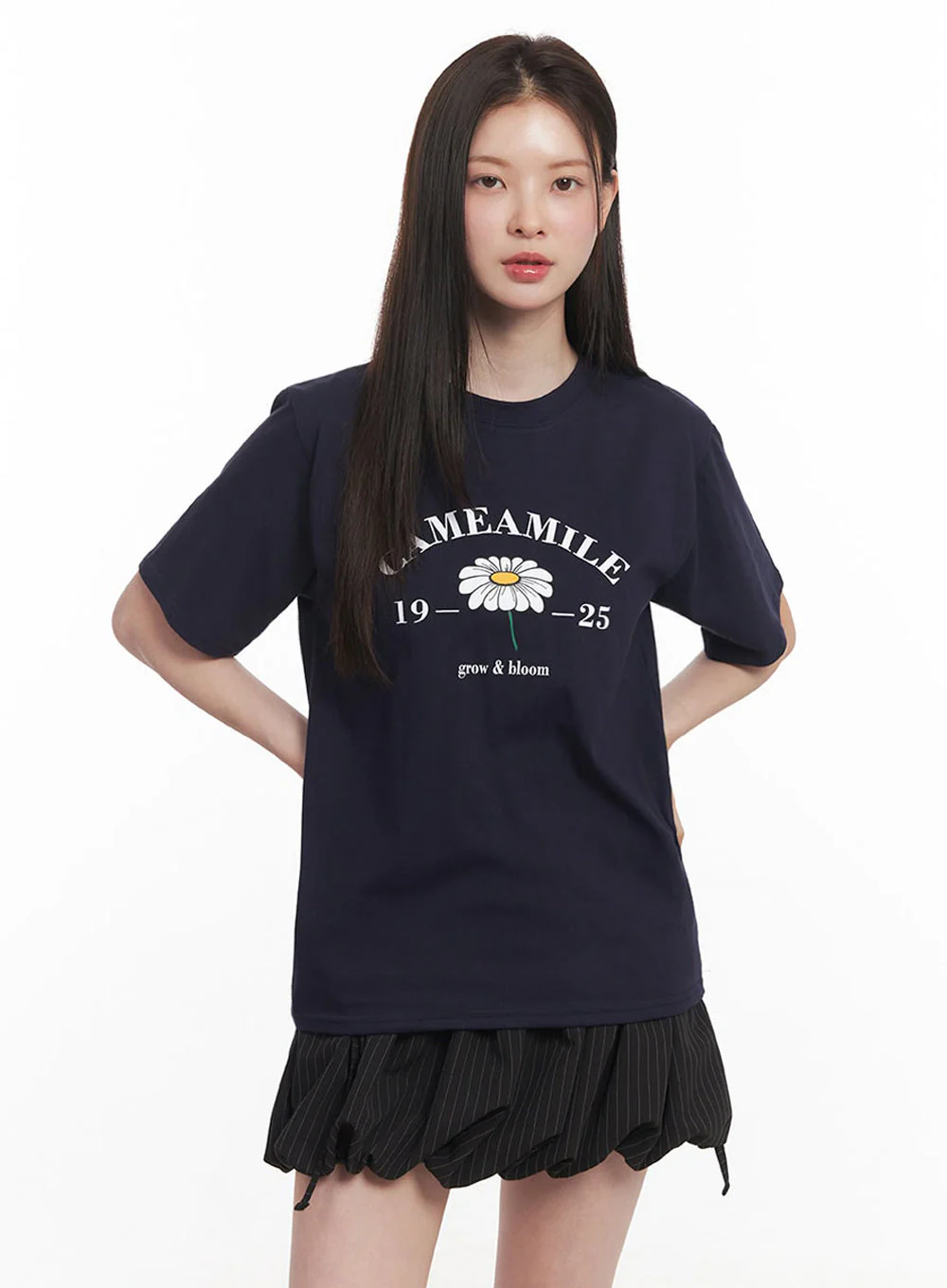 Graphic Flower T-Shirt  IY509 - Image 9