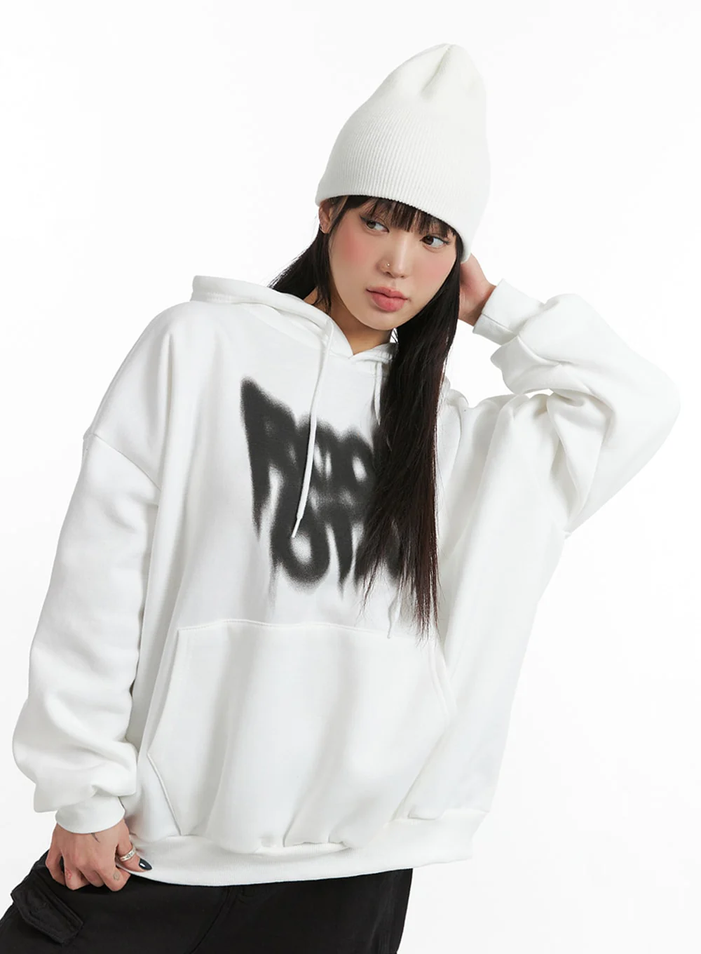 Graphic Hoodie Sweatshirt IJ410 - Image 4