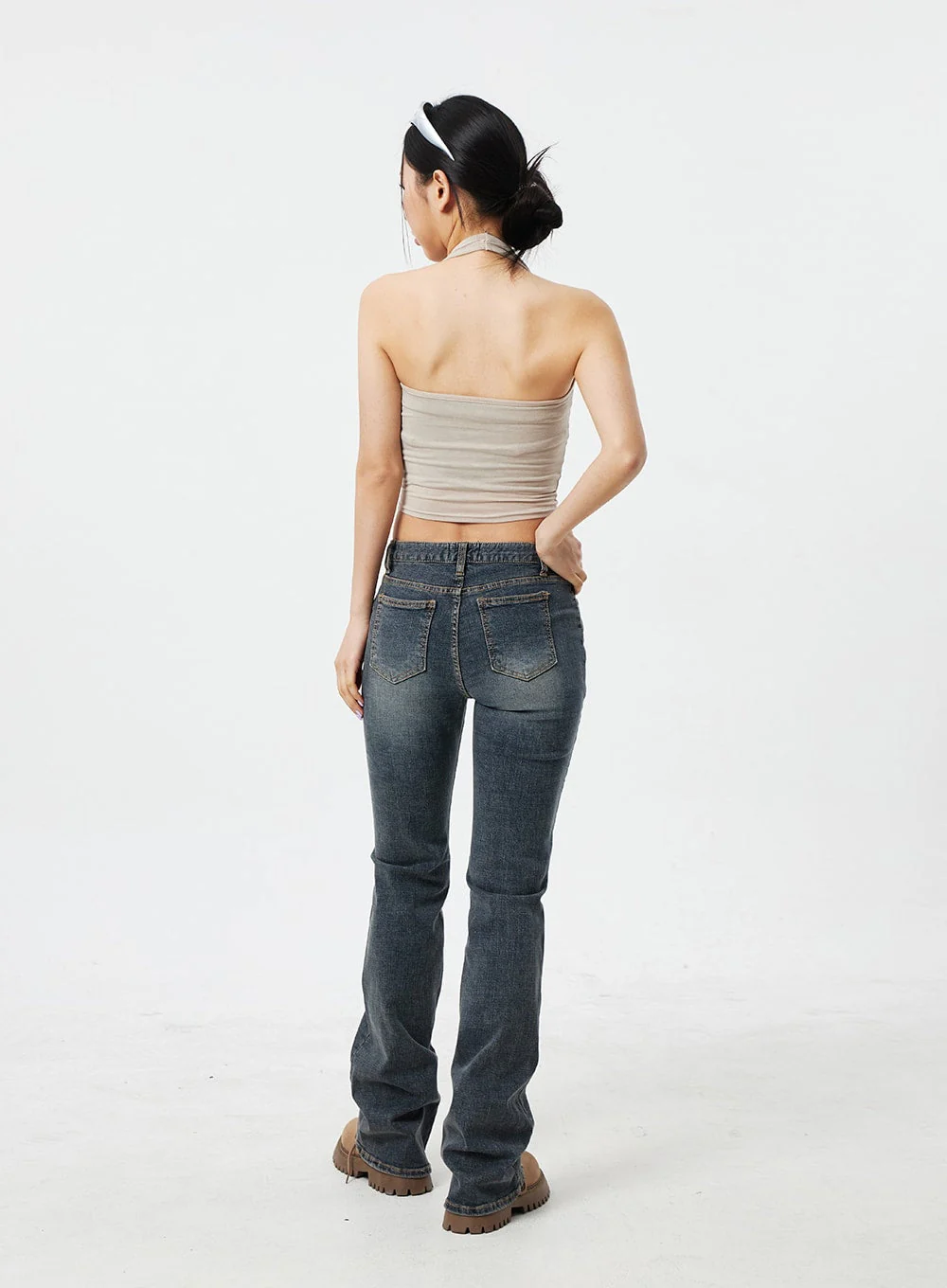 Graphic Neck Strap Top CM32 - Image 12