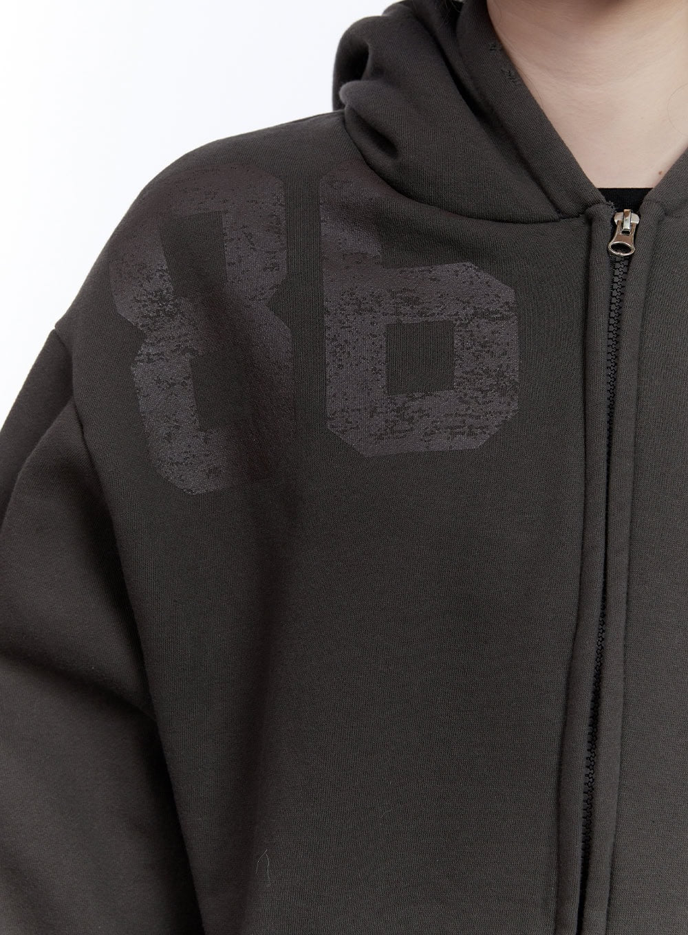 Graphic Oversized Hooded Sweatshirt CD419 - Image 3