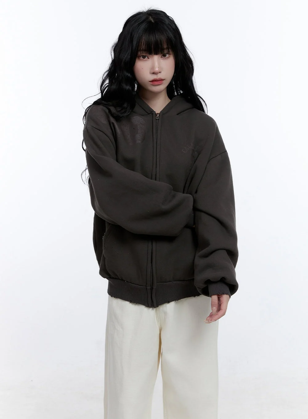 Graphic Oversized Hooded Sweatshirt CD419 - Image 5