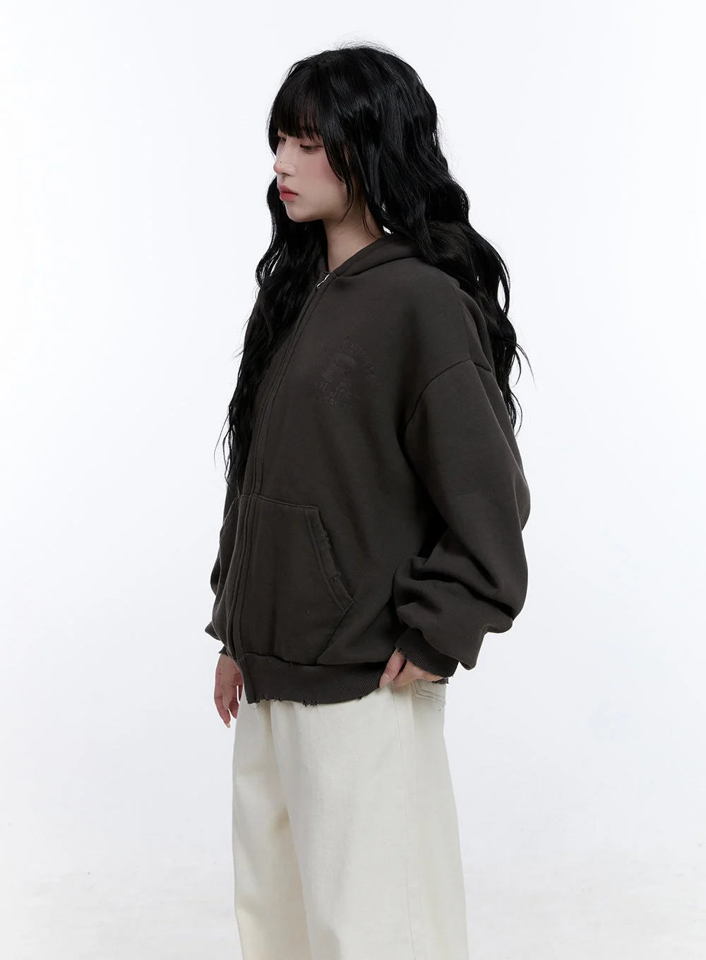 Graphic Oversized Hooded Sweatshirt CD419 - Image 6