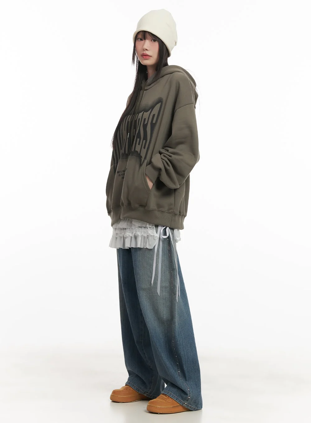 Graphic Oversized Hoodie CF519 - Image 6