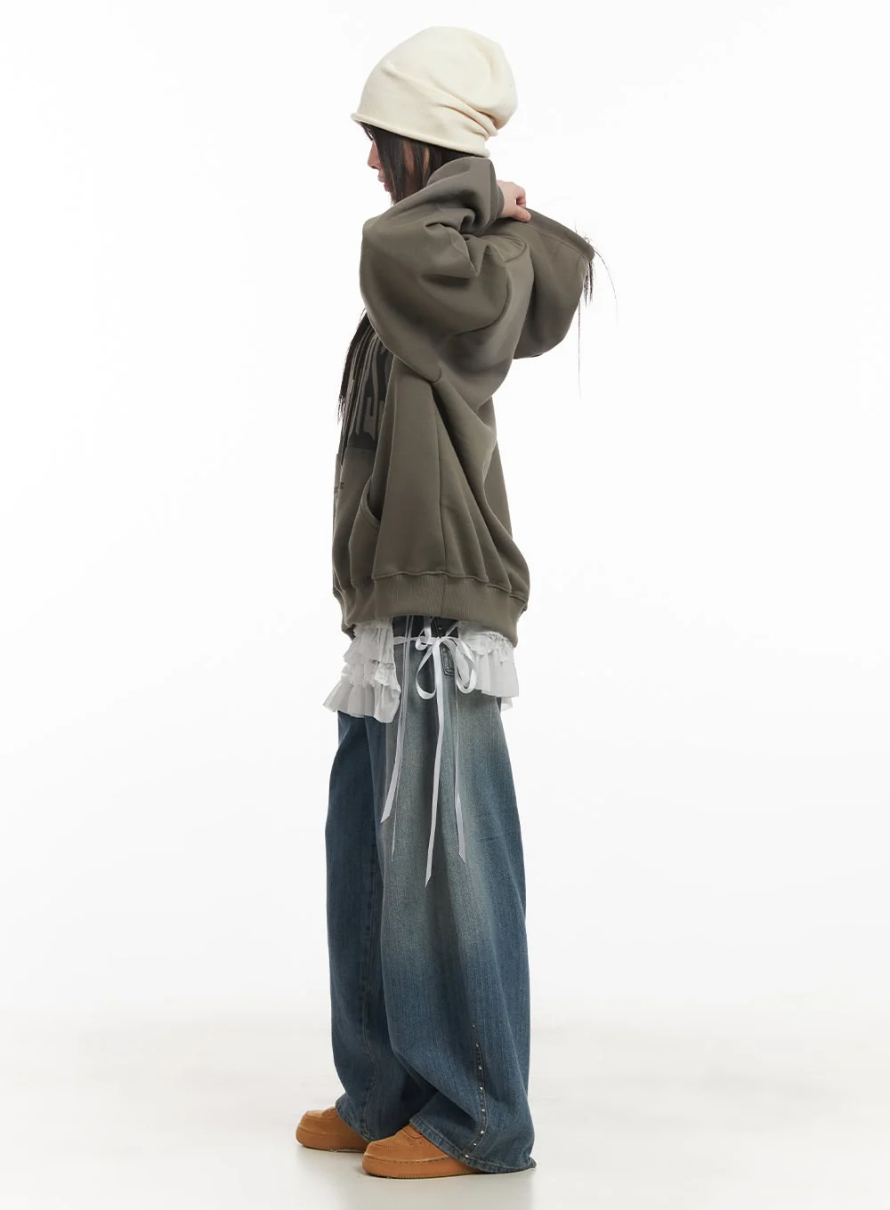 Graphic Oversized Hoodie CF519 - Image 7