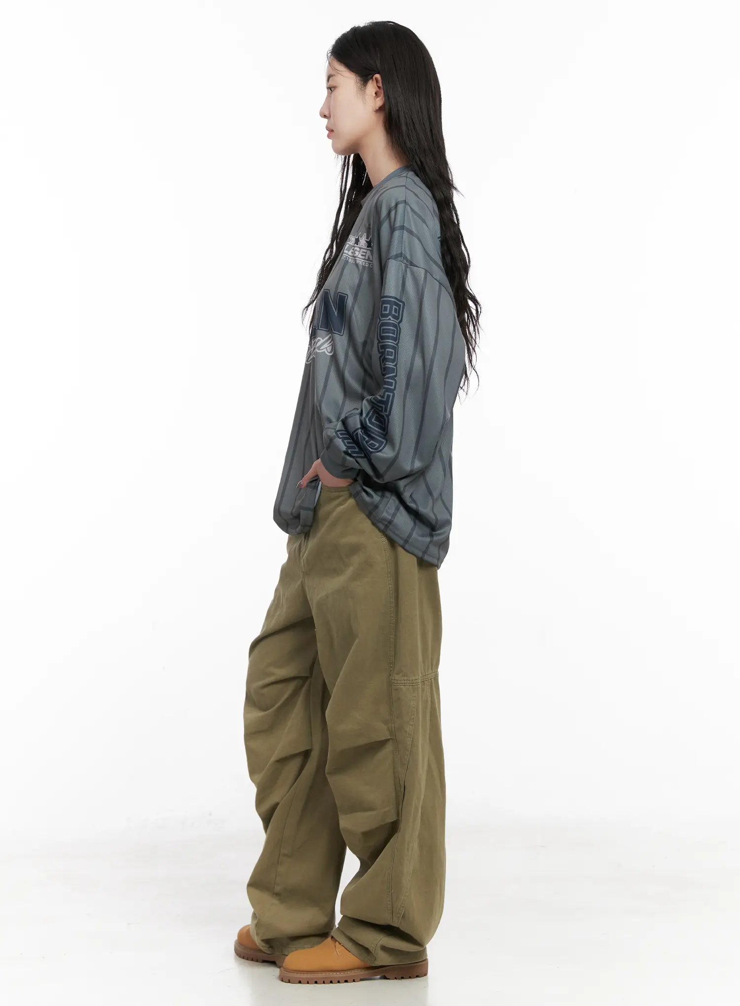 Graphic Oversized Long Sleeve Top CN513 - Image 6