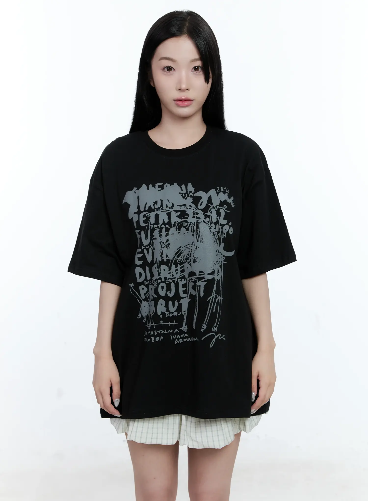 Graphic Oversized Tee CL530 - Image 11
