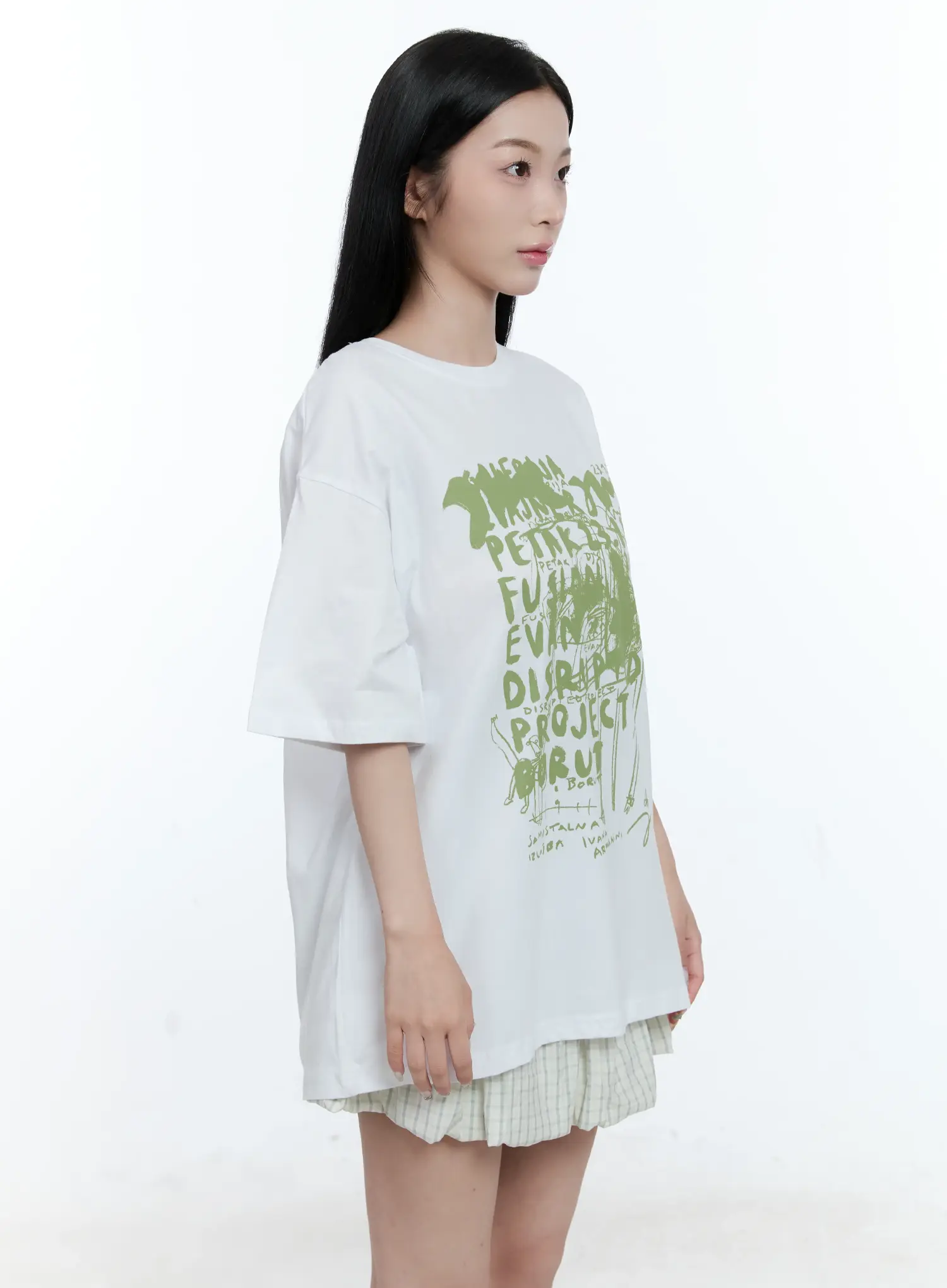 Graphic Oversized Tee CL530 - Image 9