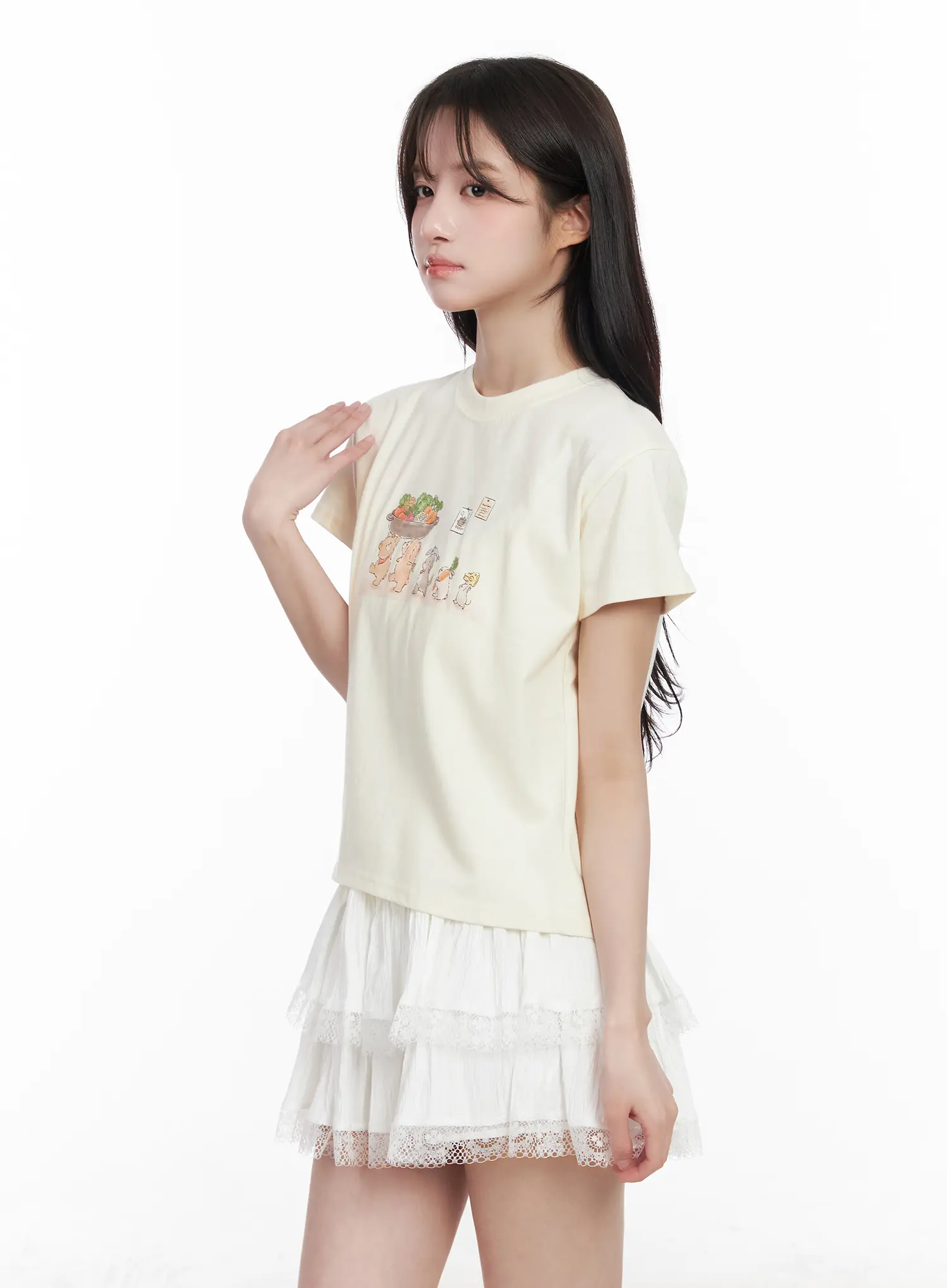 Graphic Print Short Sleeve Tee CM531 - Image 6