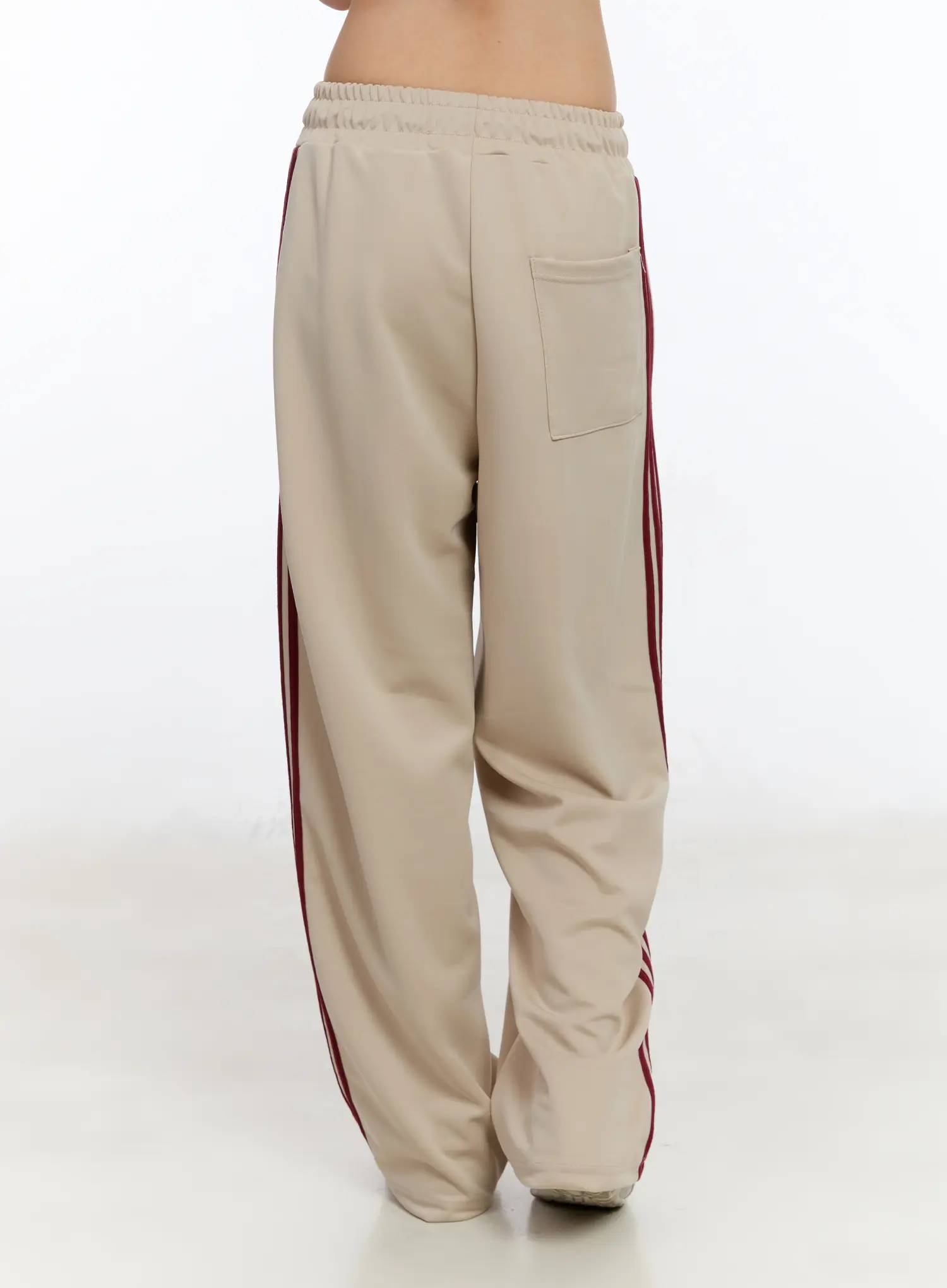 Graphic Print Wide Track Pants CA508 - Image 8