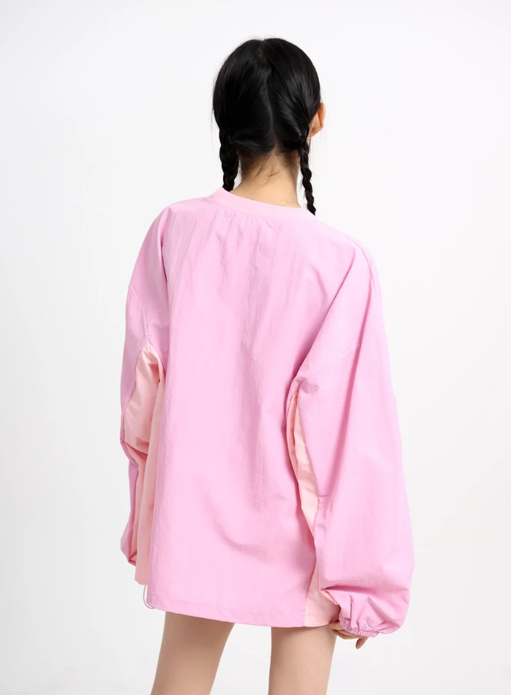 Graphic Ribbon Oversized Cotton Sweatshirt CM415 - Image 9
