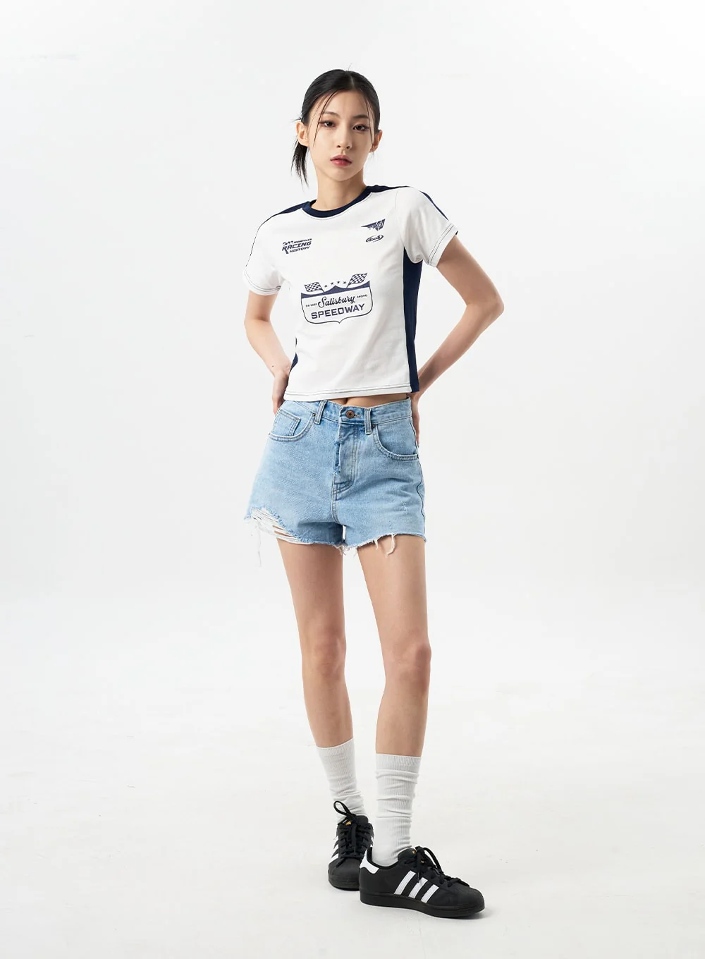 Graphic Two Color Tee CY312 - Image 10