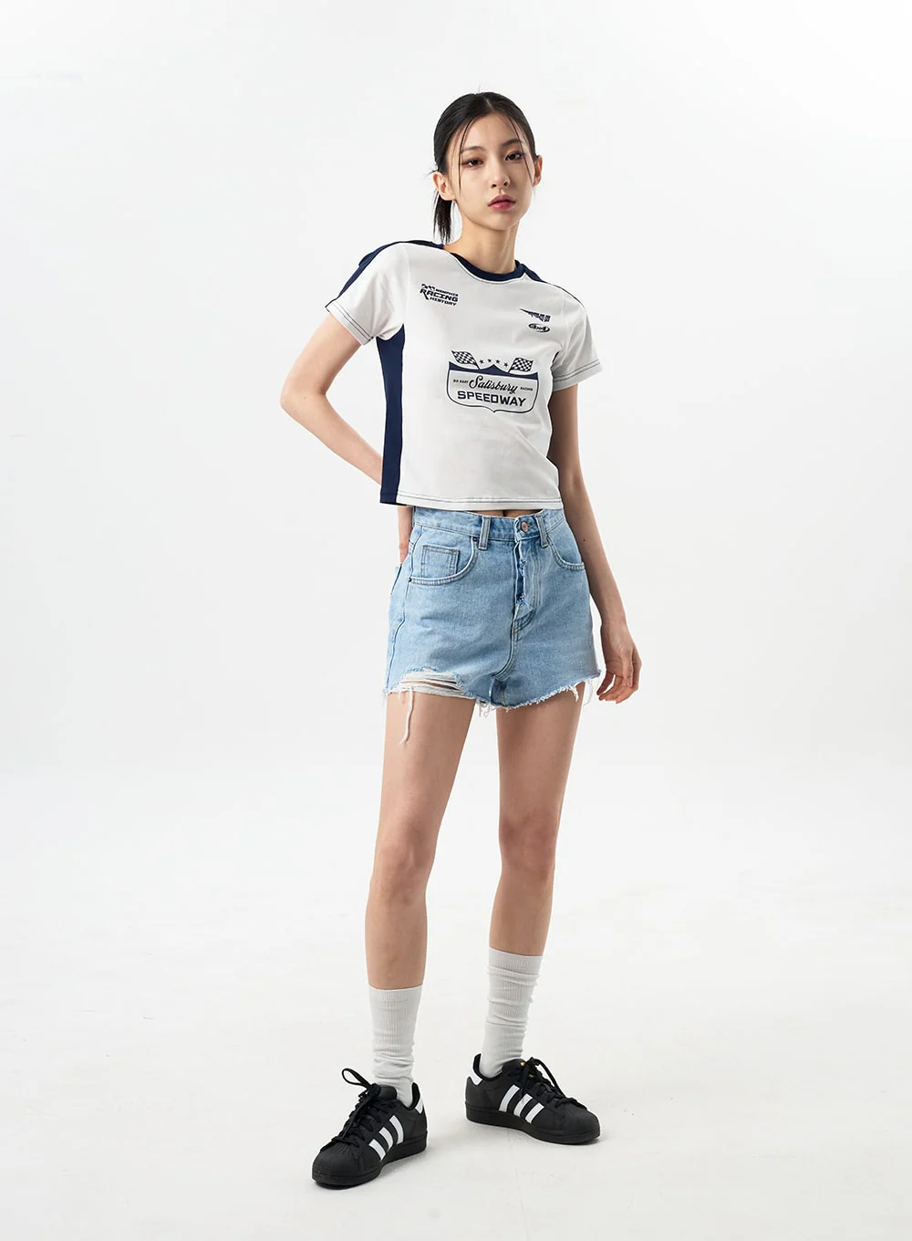 Graphic Two Color Tee CY312 - Image 9