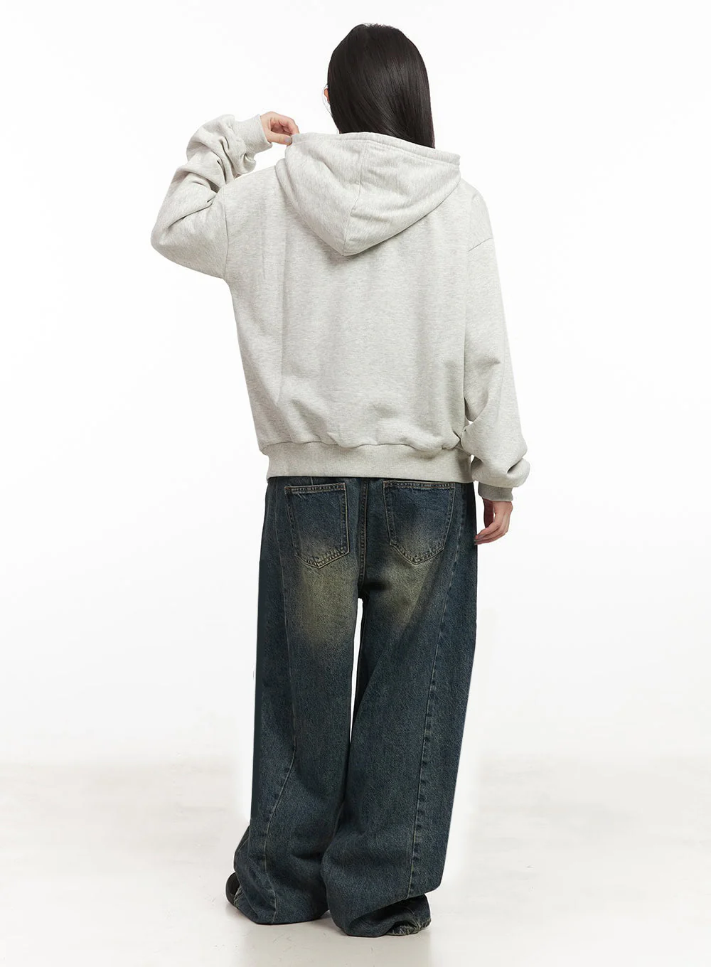 Graphic Zip-Up Hooded Jacket IM524 - Image 10