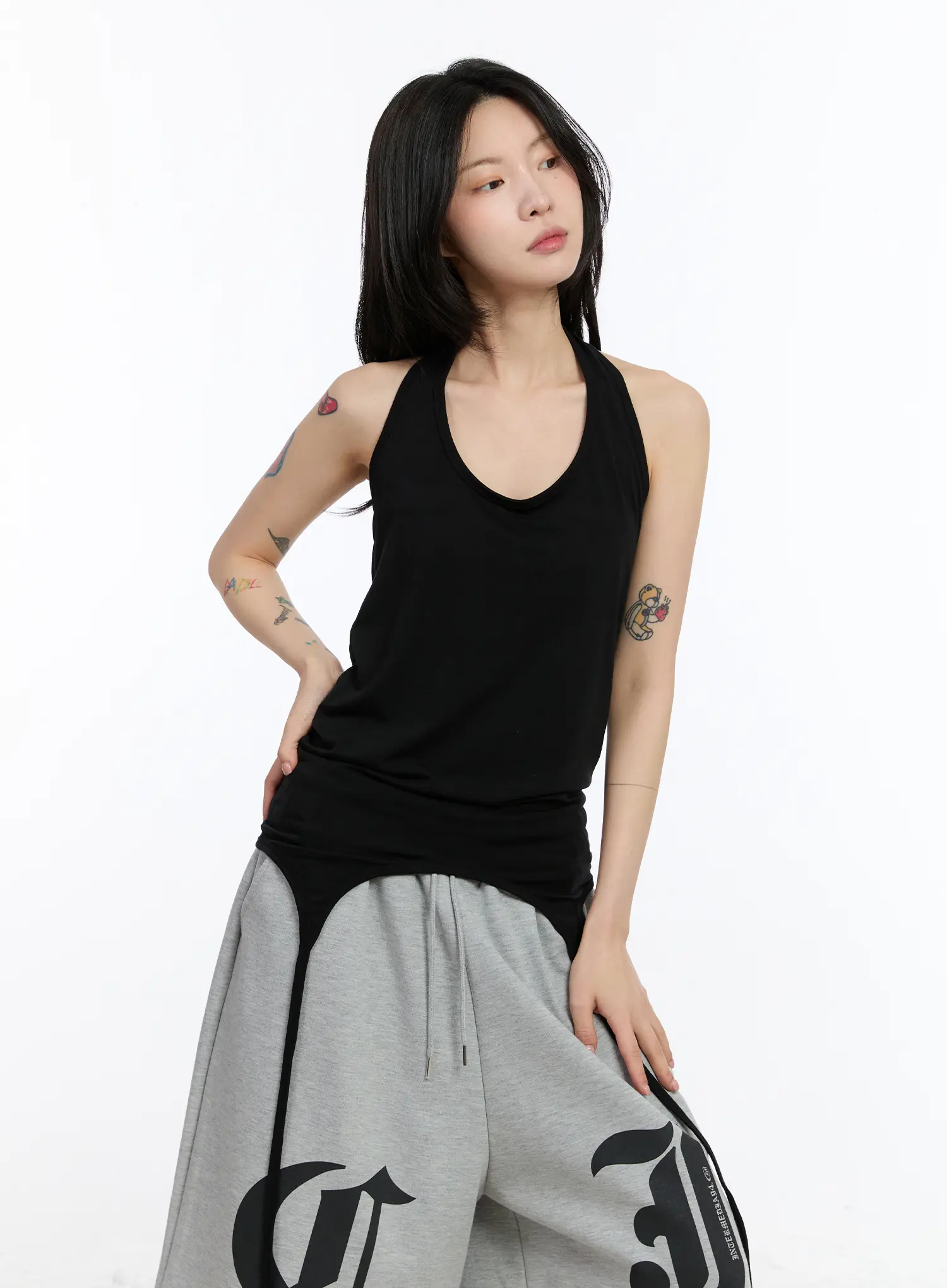 Halter Layered Sleeveless Top CA506 - Image 4