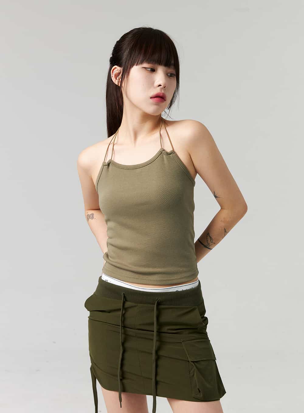 Halter Neck Basic Top CL324 - Image 5