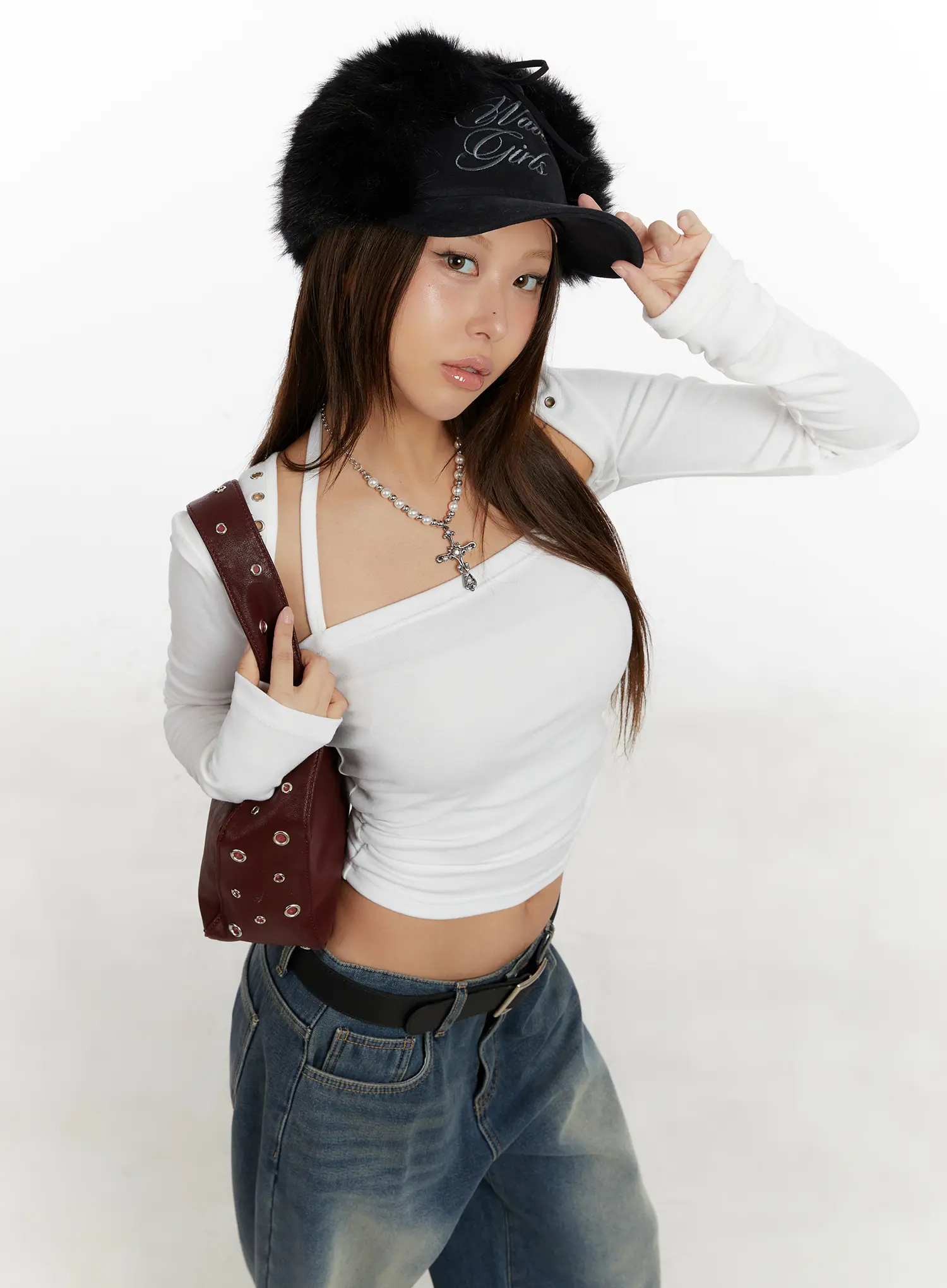 Halter Neck Eylet Bolero Top Set CD515