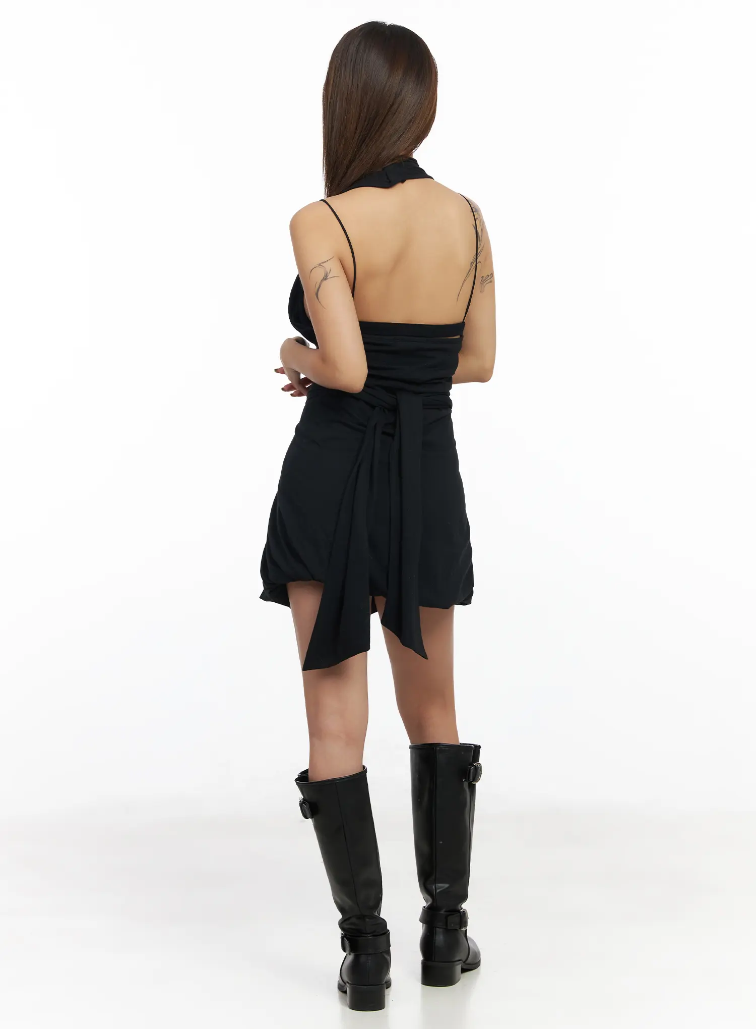 Halter Neck Mini Dress CF512 - Image 12