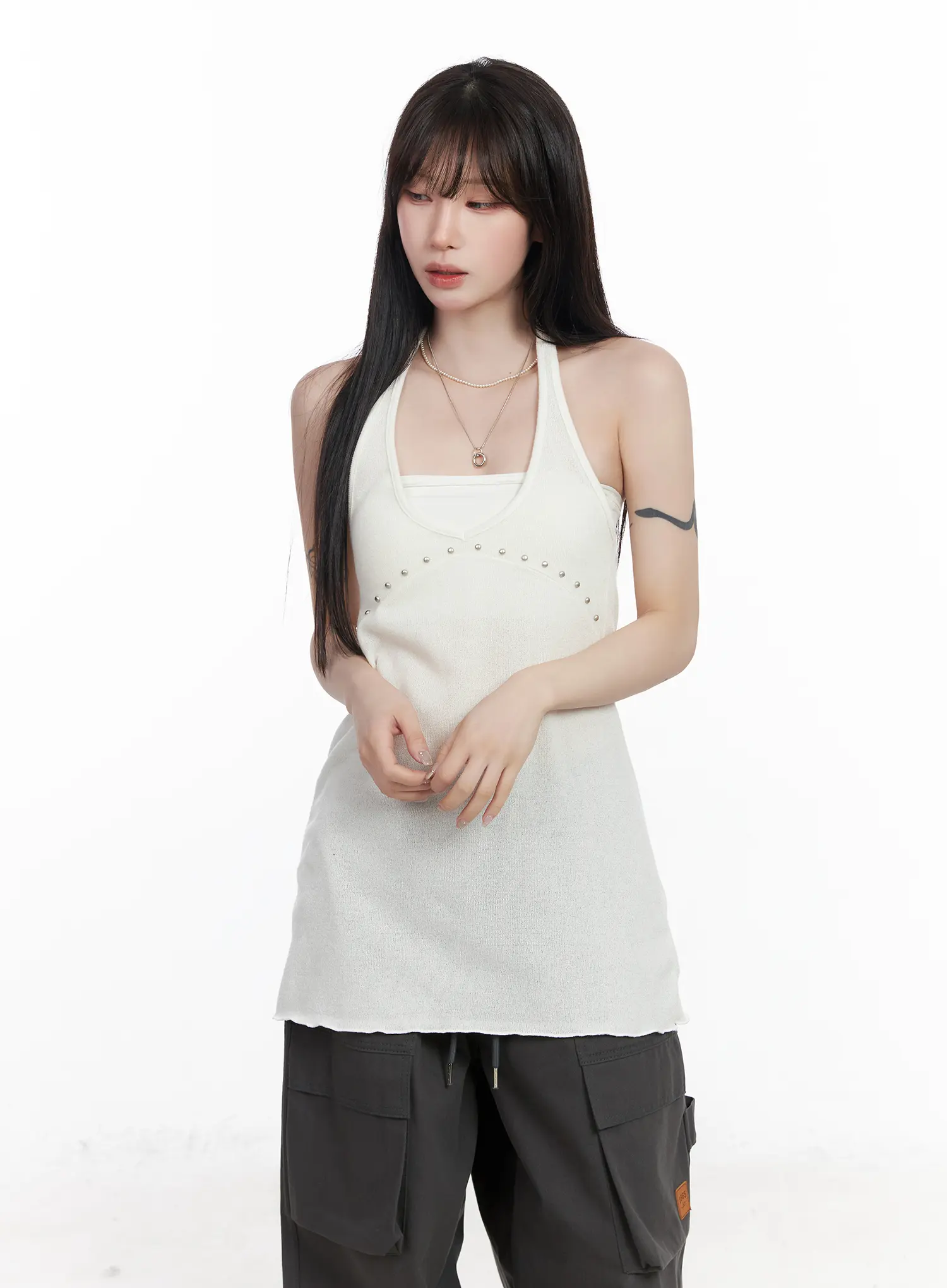 Halter Neck Mini Dress CF523 - Image 11