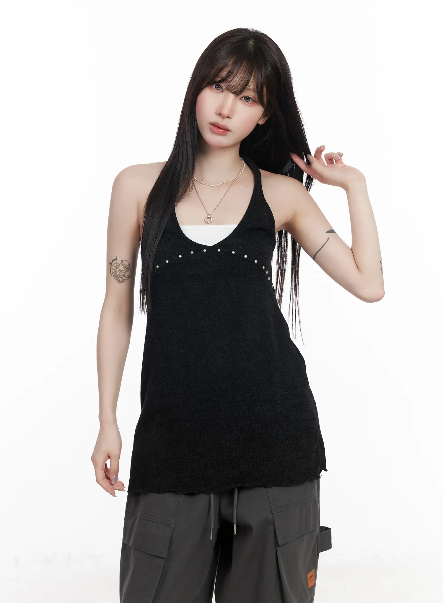 Halter Neck Mini Dress CF523 - Image 12
