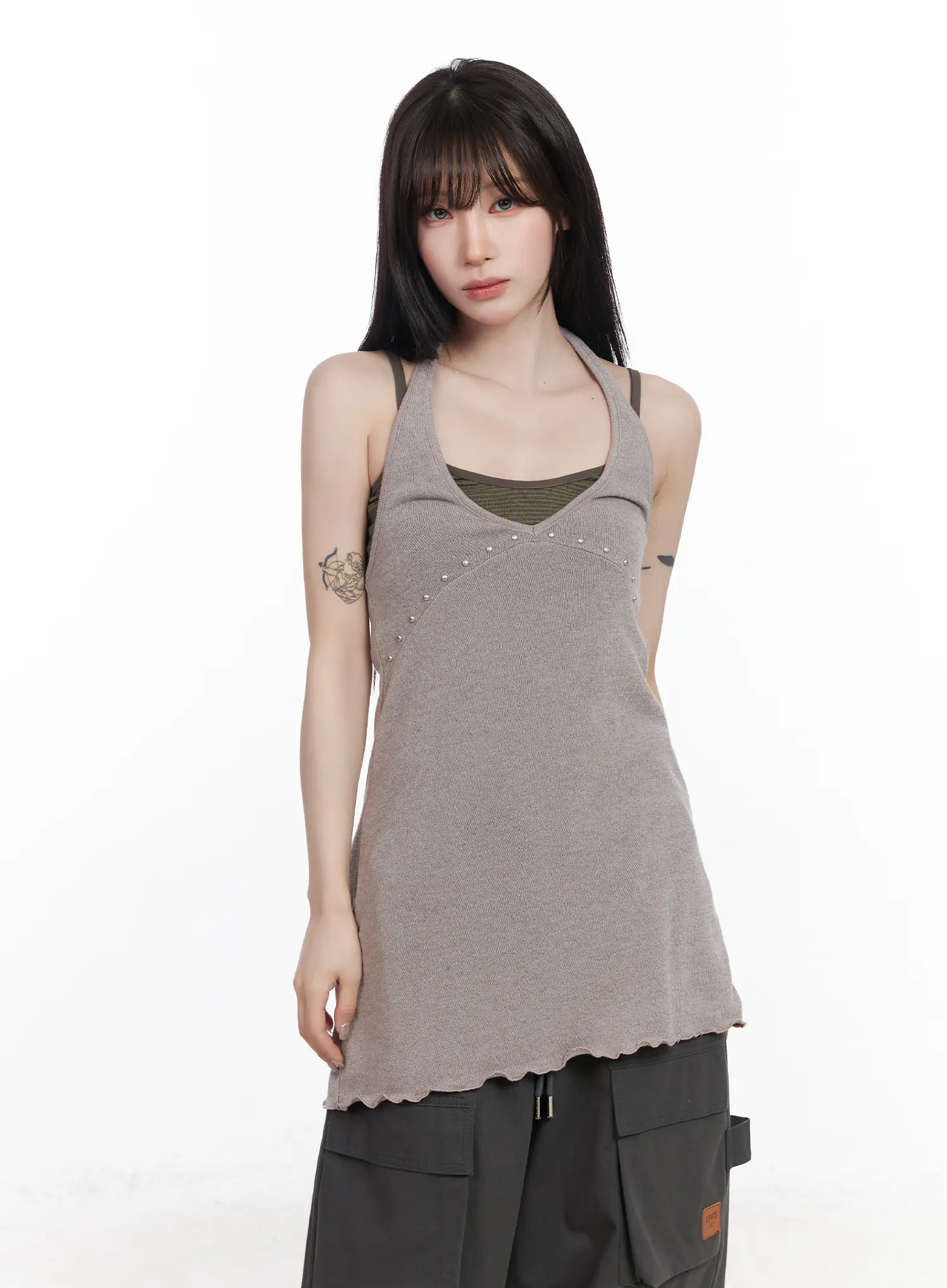 Halter Neck Mini Dress CF523 - Image 6