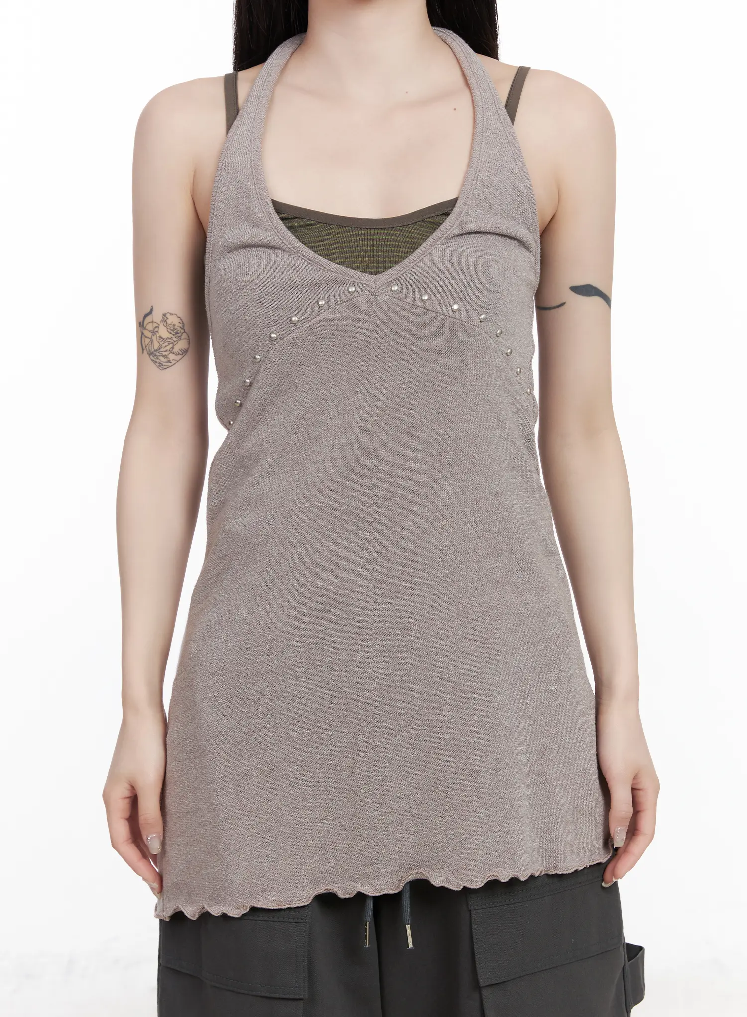 Halter Neck Mini Dress CF523 - Image 8