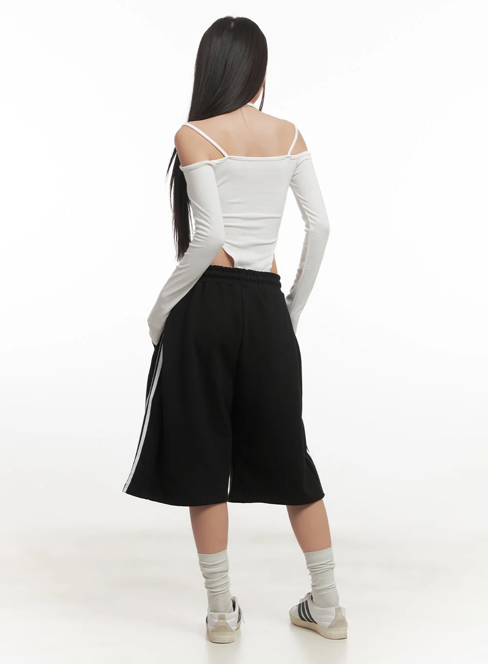 Halter String Cut-Out Bodysuit Top CF525 - Image 4