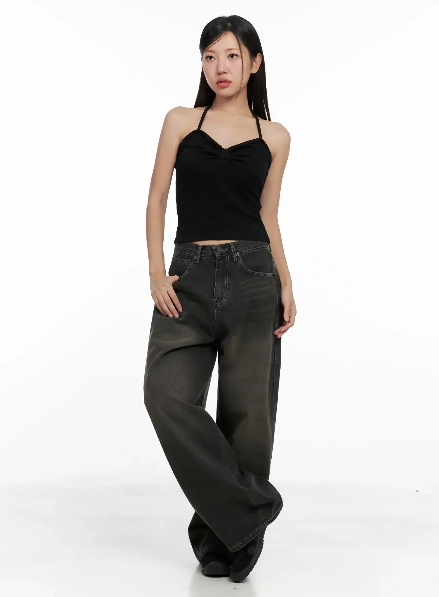 Hari Dark Washed Baggy Jeans IG527 - Image 10