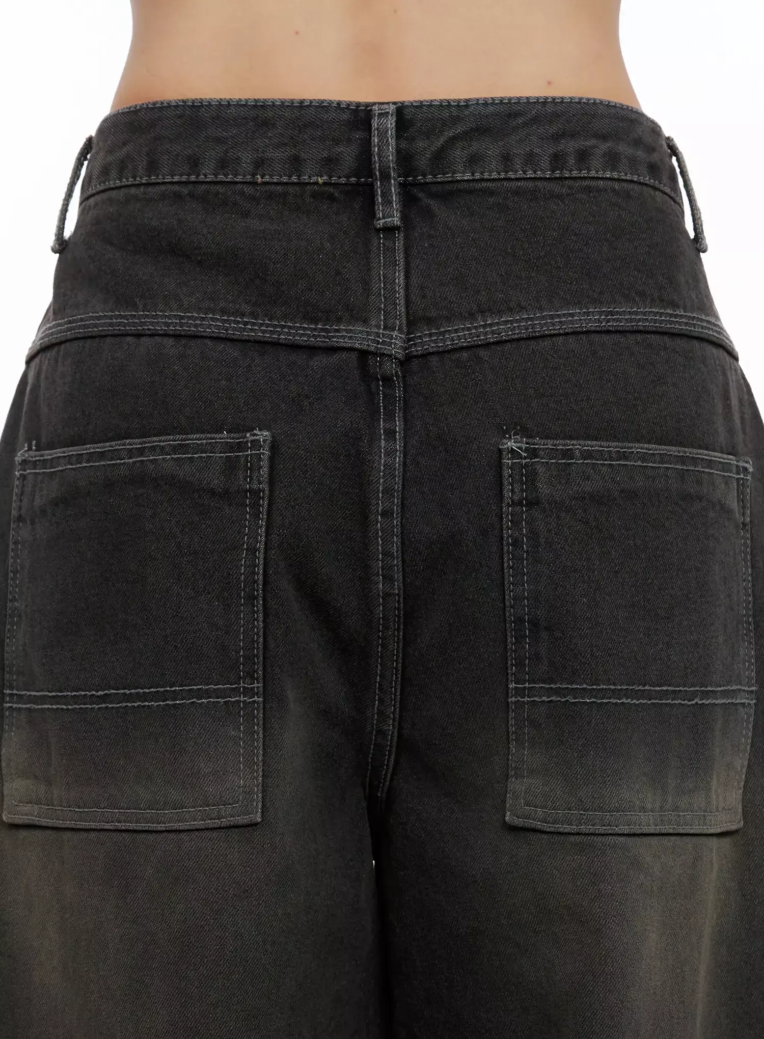 Hari Dark Washed Baggy Jeans IG527 - Image 12