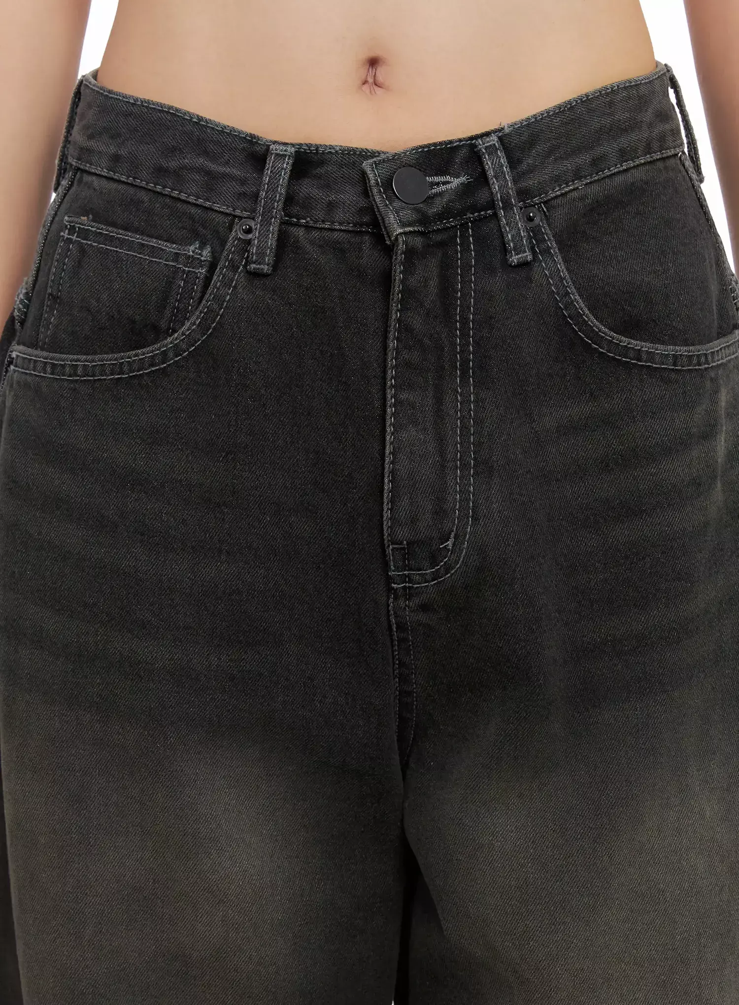 Hari Dark Washed Baggy Jeans IG527 - Image 3