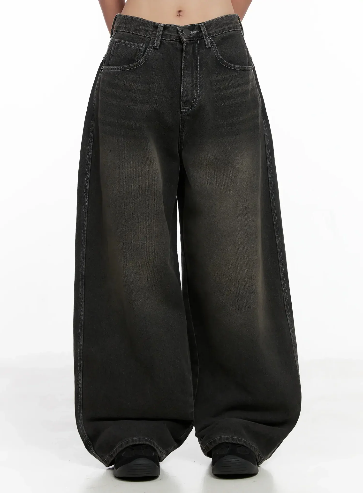 Hari Dark Washed Baggy Jeans IG527 - Image 4