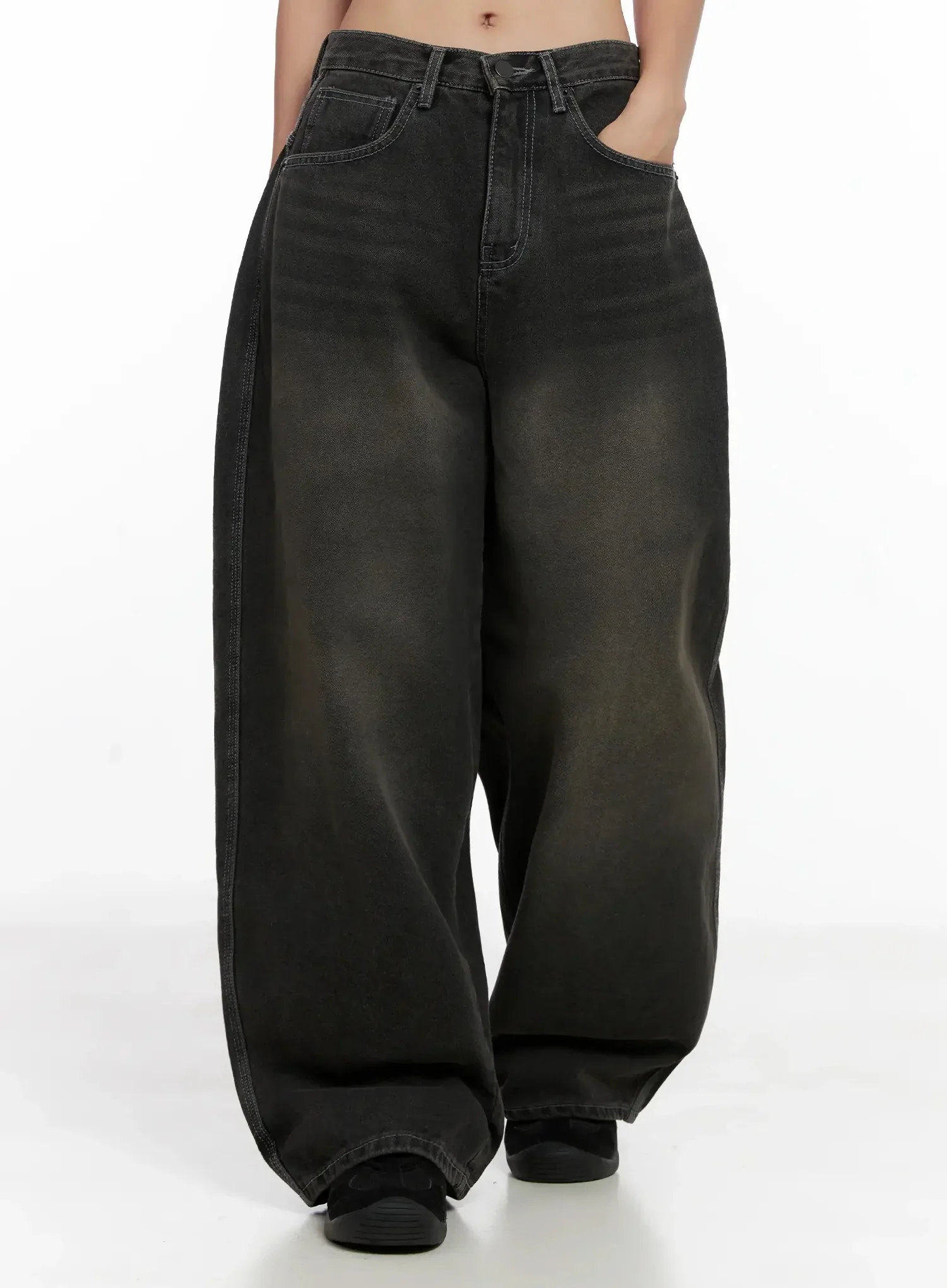 Hari Dark Washed Baggy Jeans IG527 - Image 8