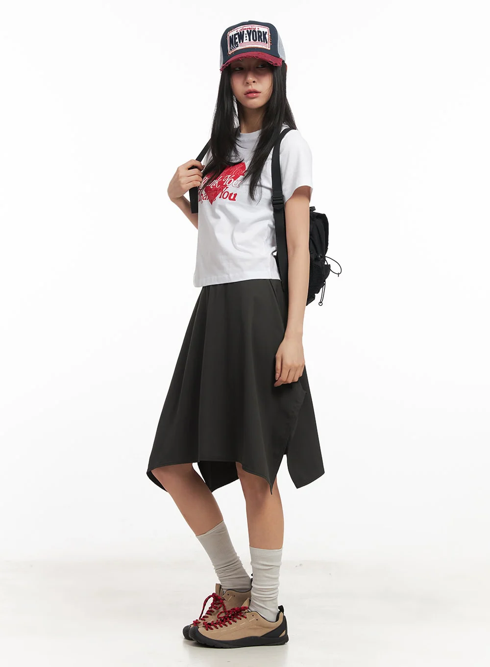 Heart Graphic Cropped T-Shirt CM504 - Image 4